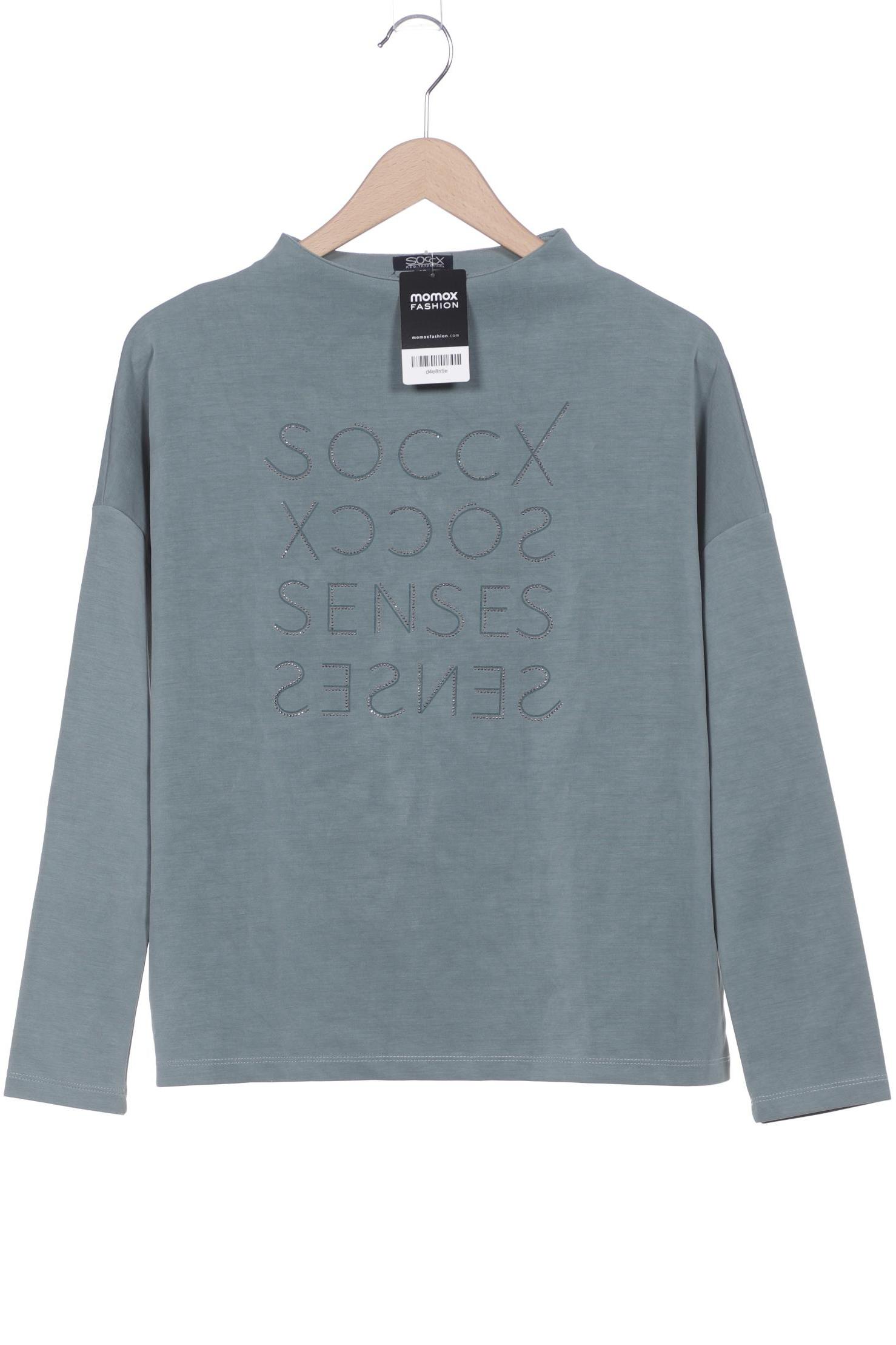 

Soccx Damen Langarmshirt, türkis, Gr. 38