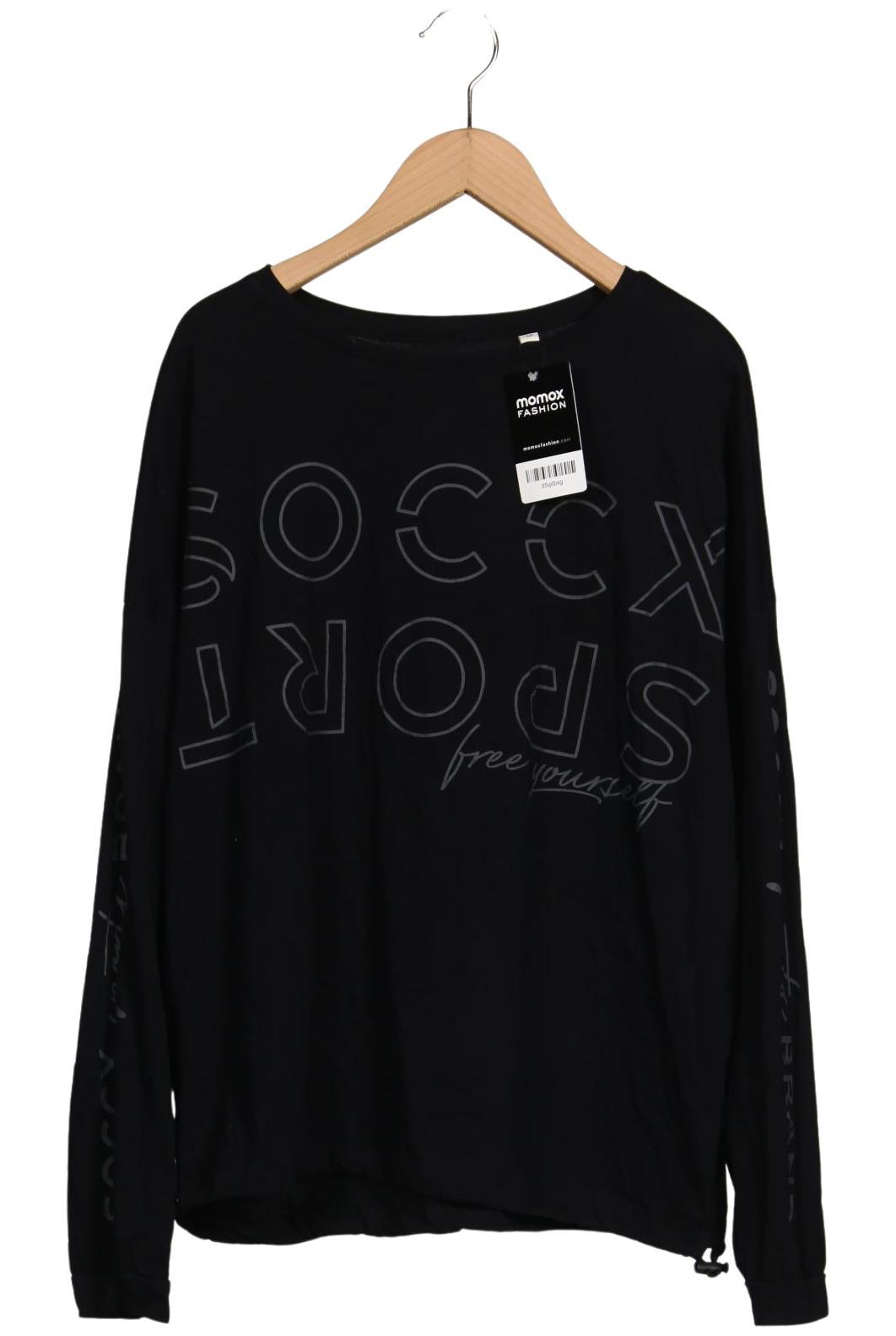 

Soccx Damen Langarmshirt, schwarz, Gr. 38