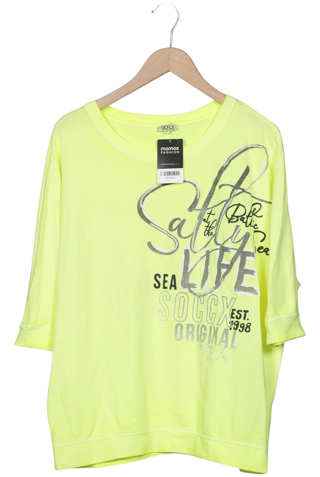 

Soccx Damen Langarmshirt, neon, Gr. 40