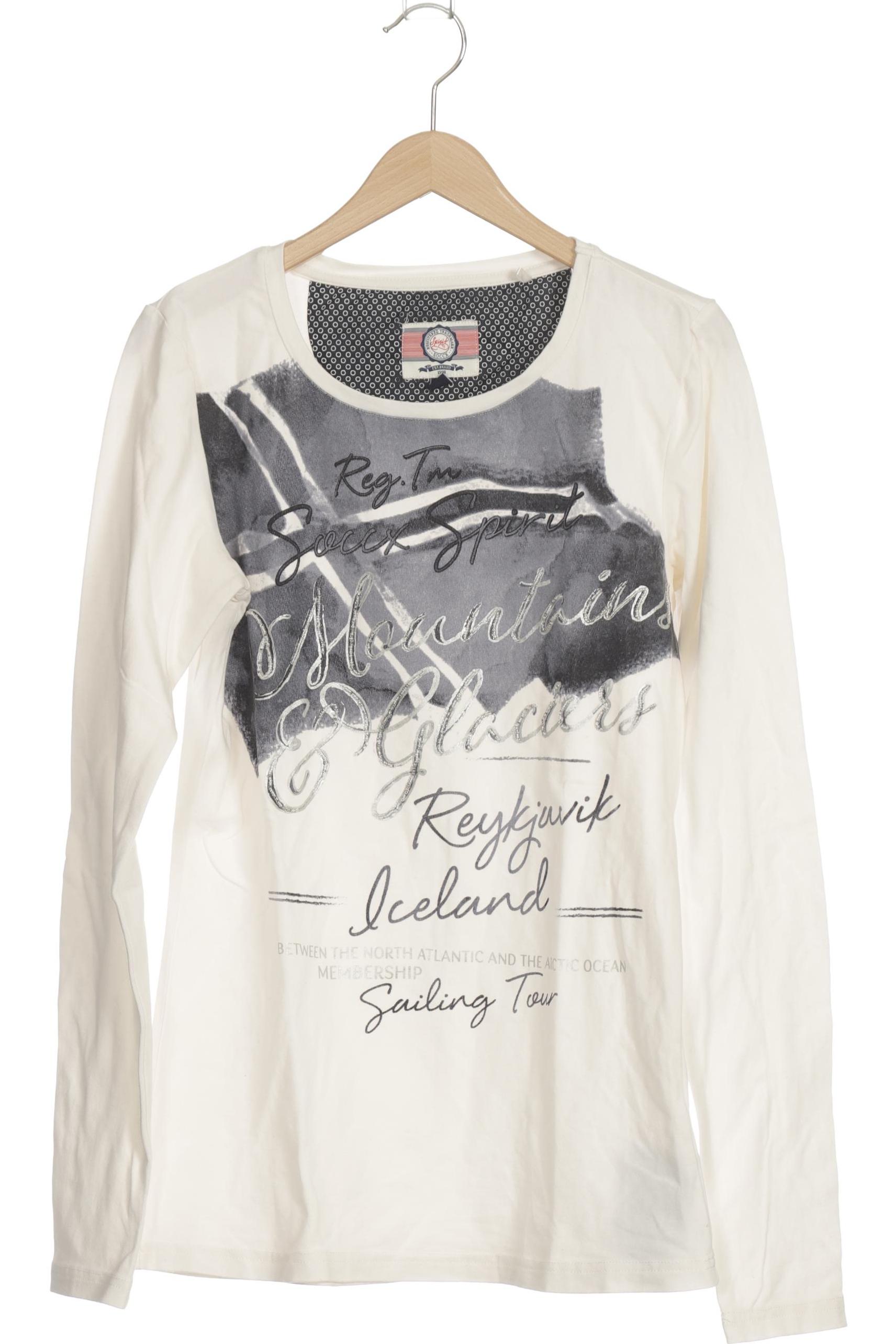 

Soccx Damen Langarmshirt, beige, Gr. 36