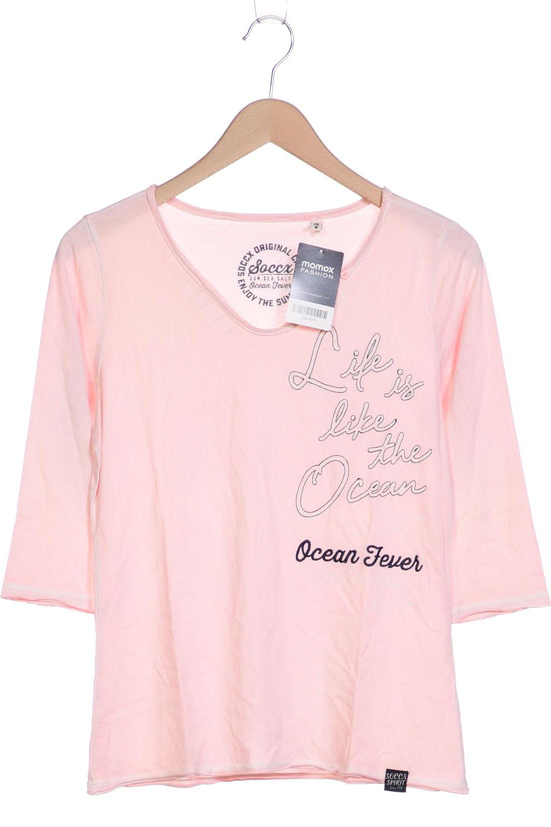 

Soccx Damen Langarmshirt, pink, Gr. 38
