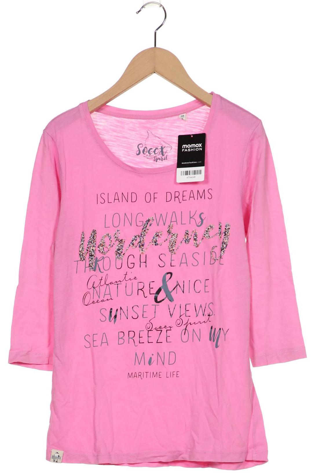 

Soccx Damen Langarmshirt, pink, Gr. 36