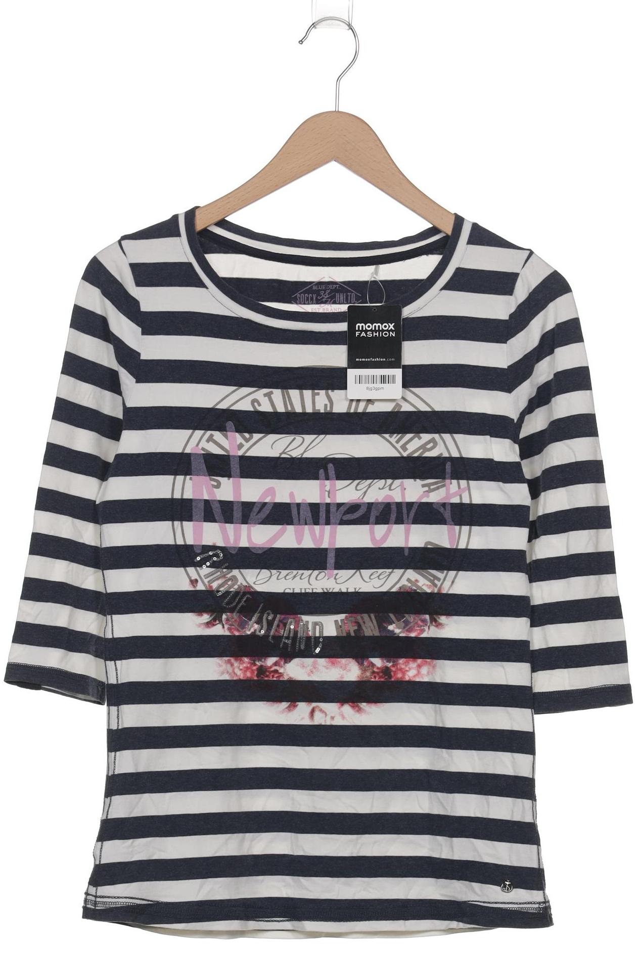 

Soccx Damen Langarmshirt, marineblau, Gr. 38