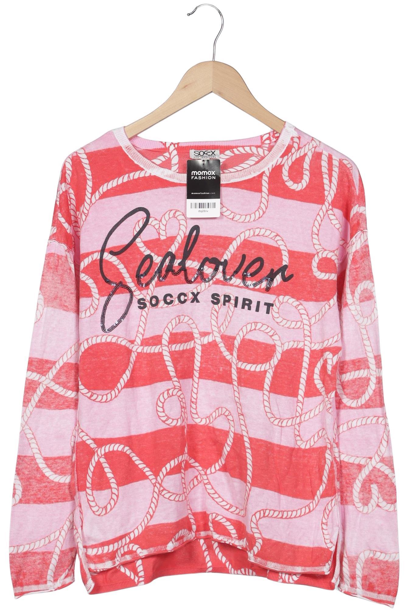 

Soccx Damen Langarmshirt, pink, Gr. 38