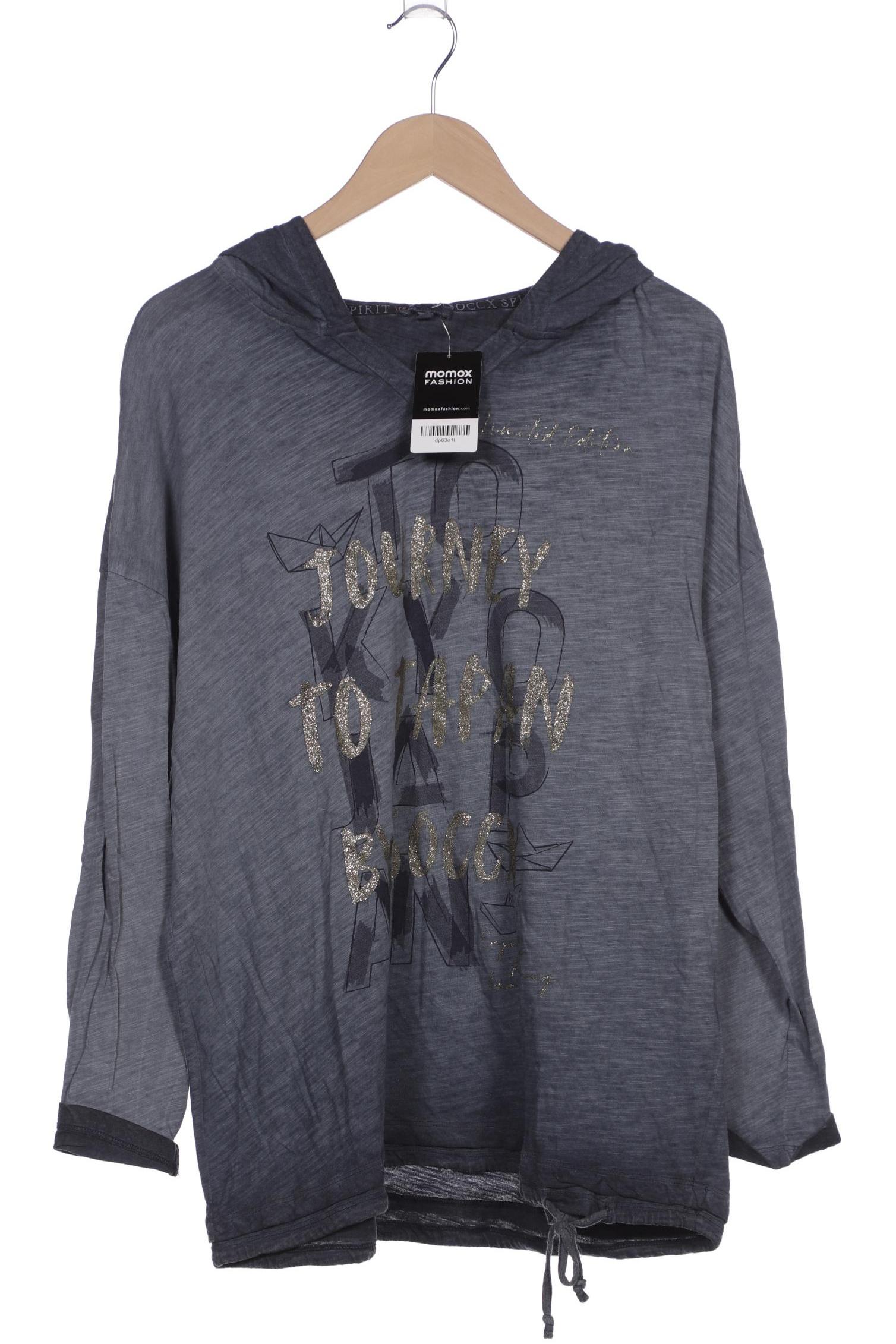 

Soccx Damen Langarmshirt, blau, Gr. 44