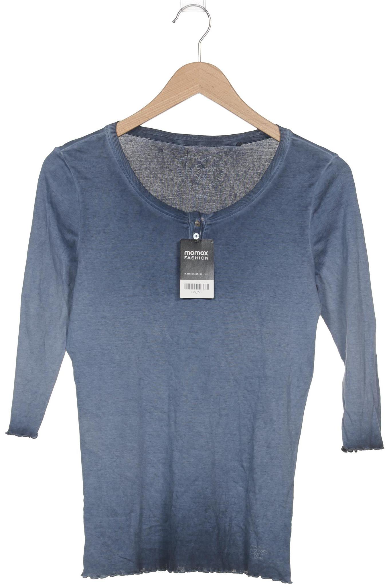 

Soccx Damen Langarmshirt, blau, Gr. 38