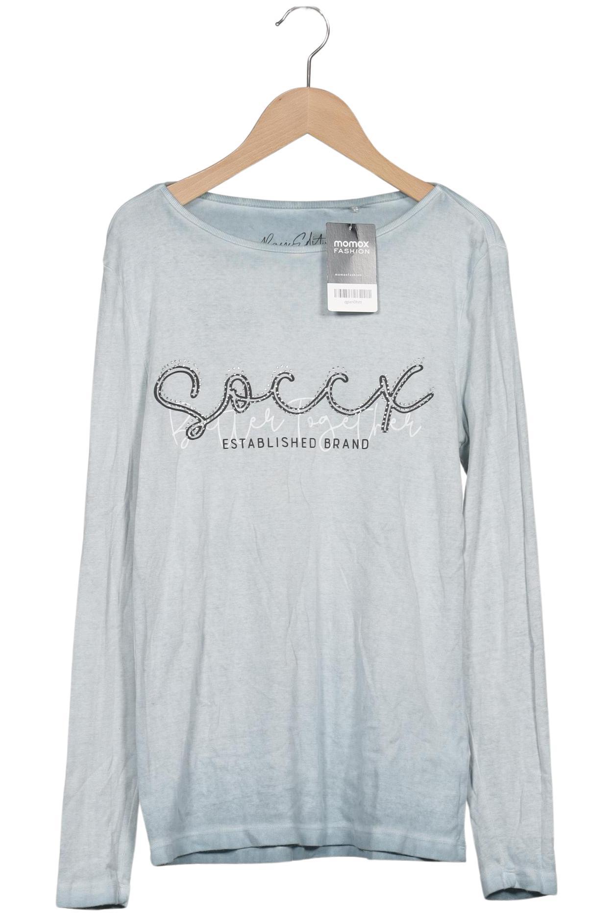 

Soccx Damen Langarmshirt, hellblau, Gr. 40