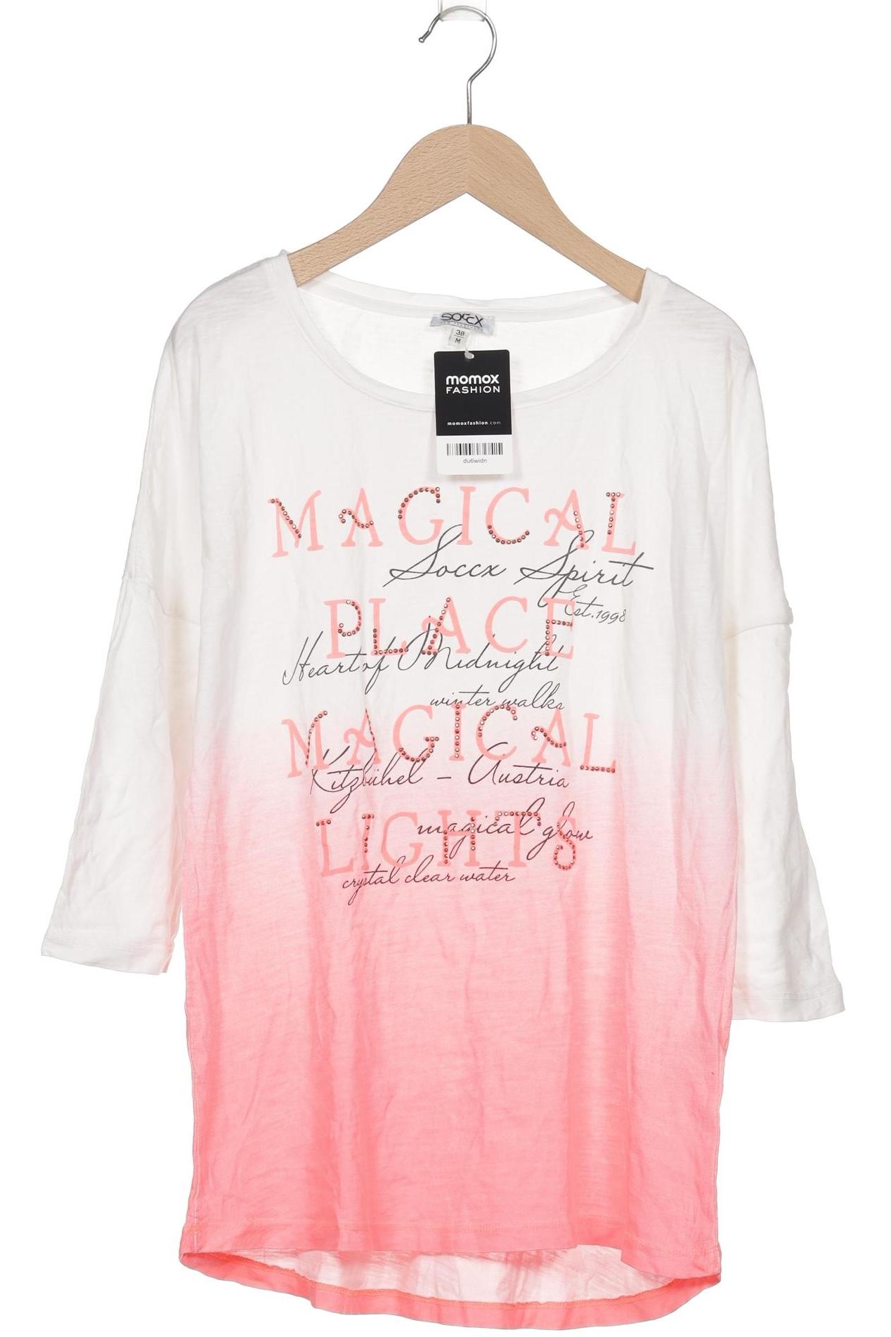 

Soccx Damen Langarmshirt, pink, Gr. 38