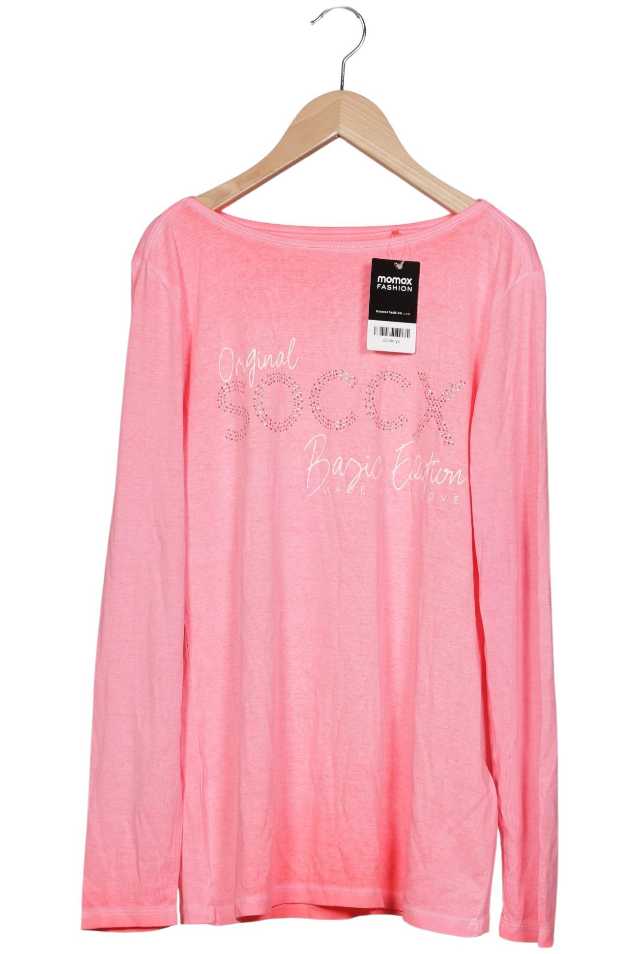 

Soccx Damen Langarmshirt, pink, Gr. 42