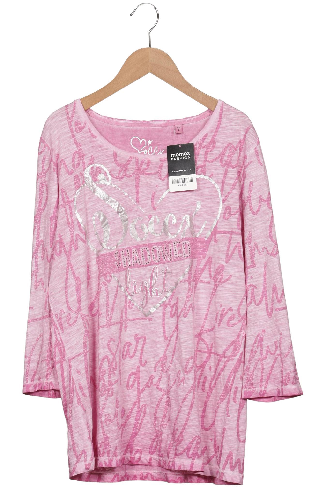 

Soccx Damen Langarmshirt, pink, Gr. 40