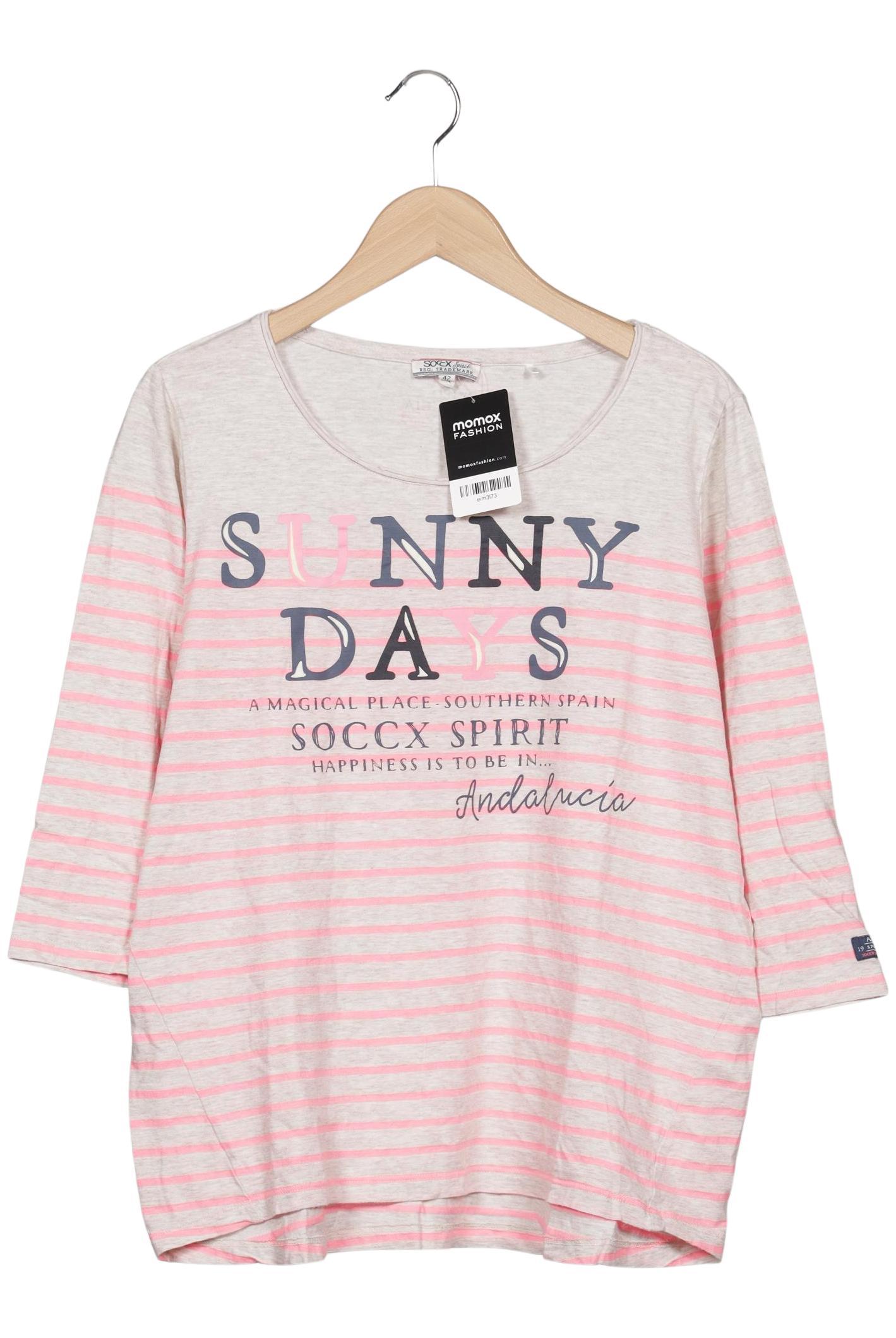 

Soccx Damen Langarmshirt, mehrfarbig, Gr. 42