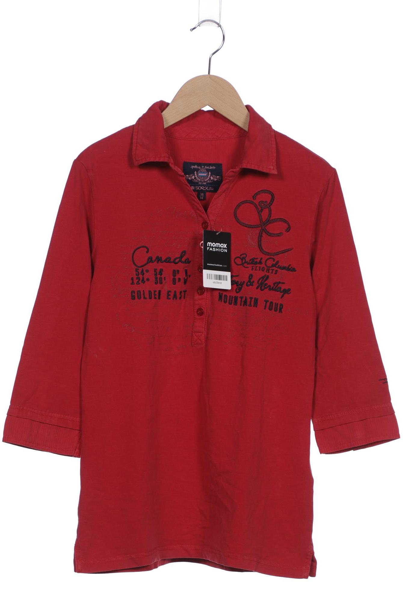 

Soccx Damen Langarmshirt, rot, Gr. 38