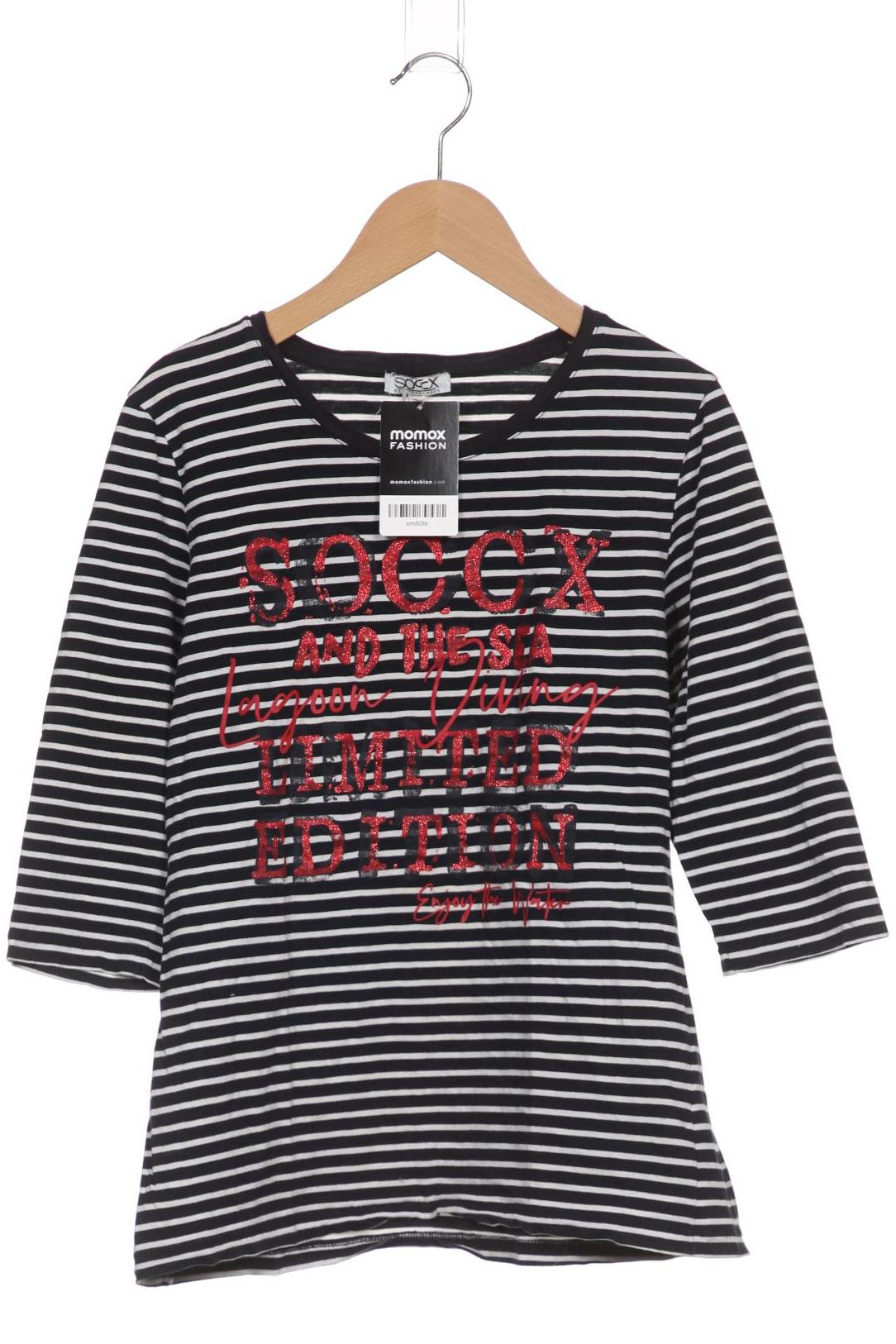 

Soccx Damen Langarmshirt, marineblau, Gr. 38
