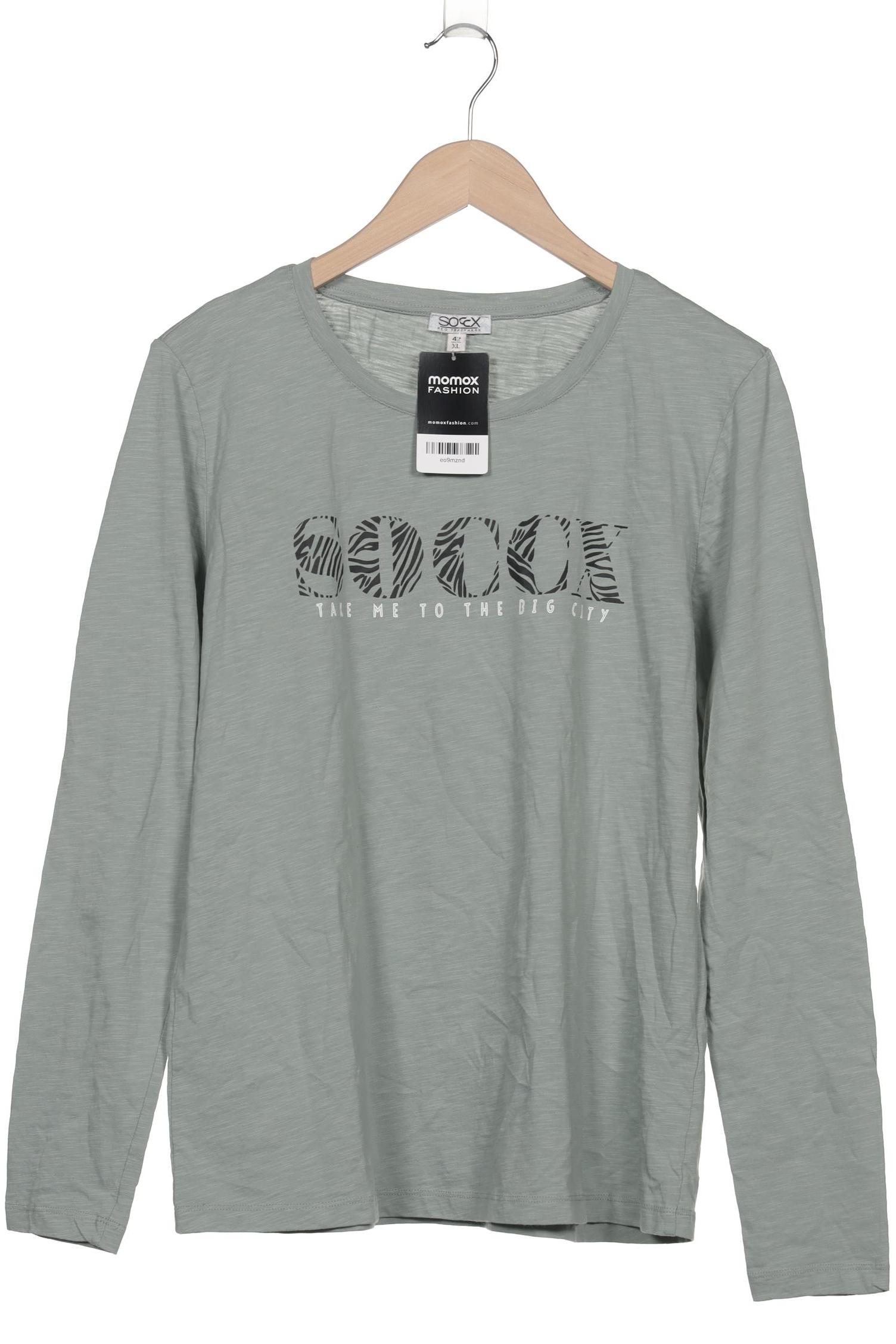 

Soccx Damen Langarmshirt, hellgrün, Gr. 42