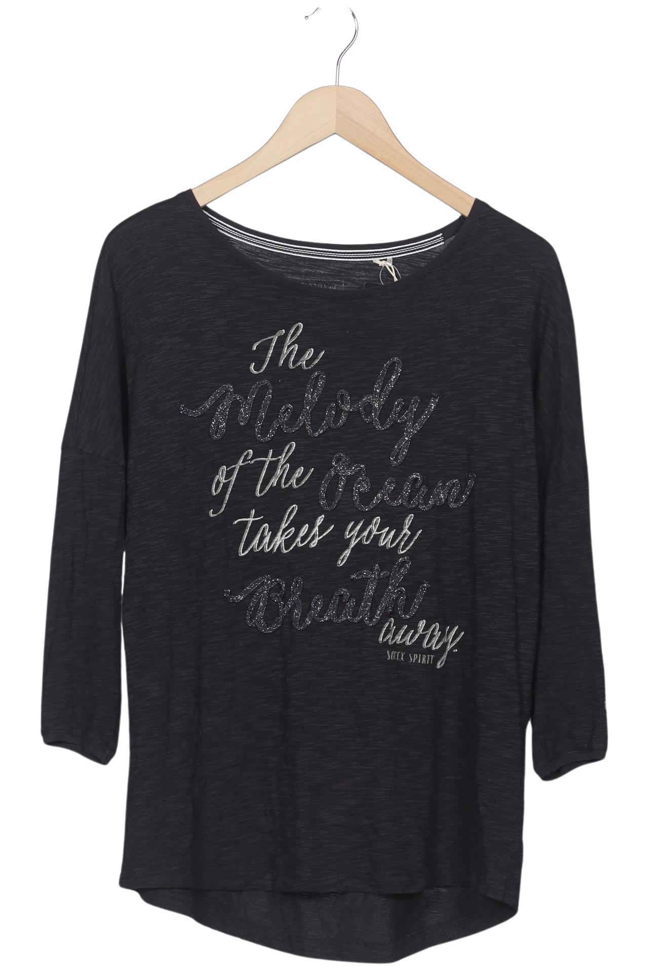 

Soccx Damen Langarmshirt, grau, Gr. 44