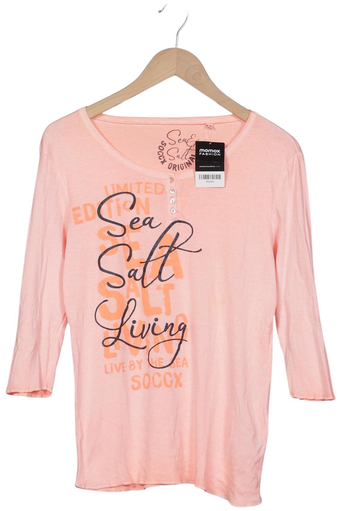 

Soccx Damen Langarmshirt, orange, Gr. 42