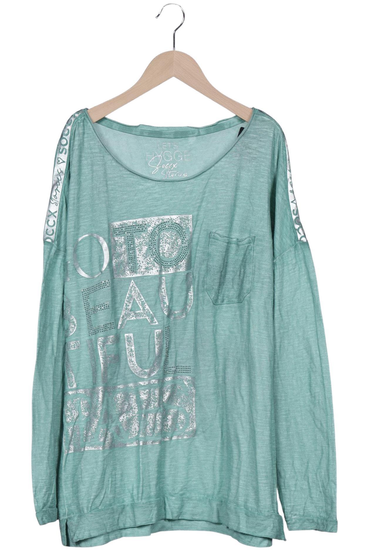 

Soccx Damen Langarmshirt, türkis, Gr. 46