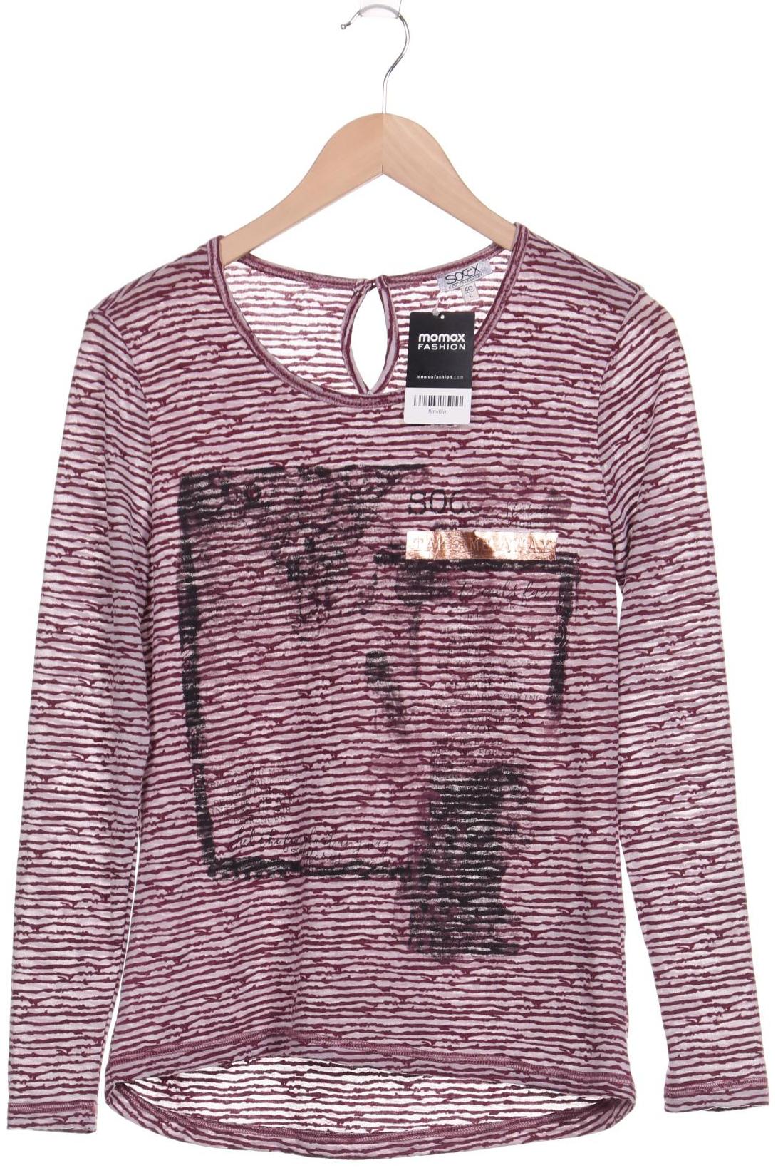 

SOCCX Damen Langarmshirt, bordeaux