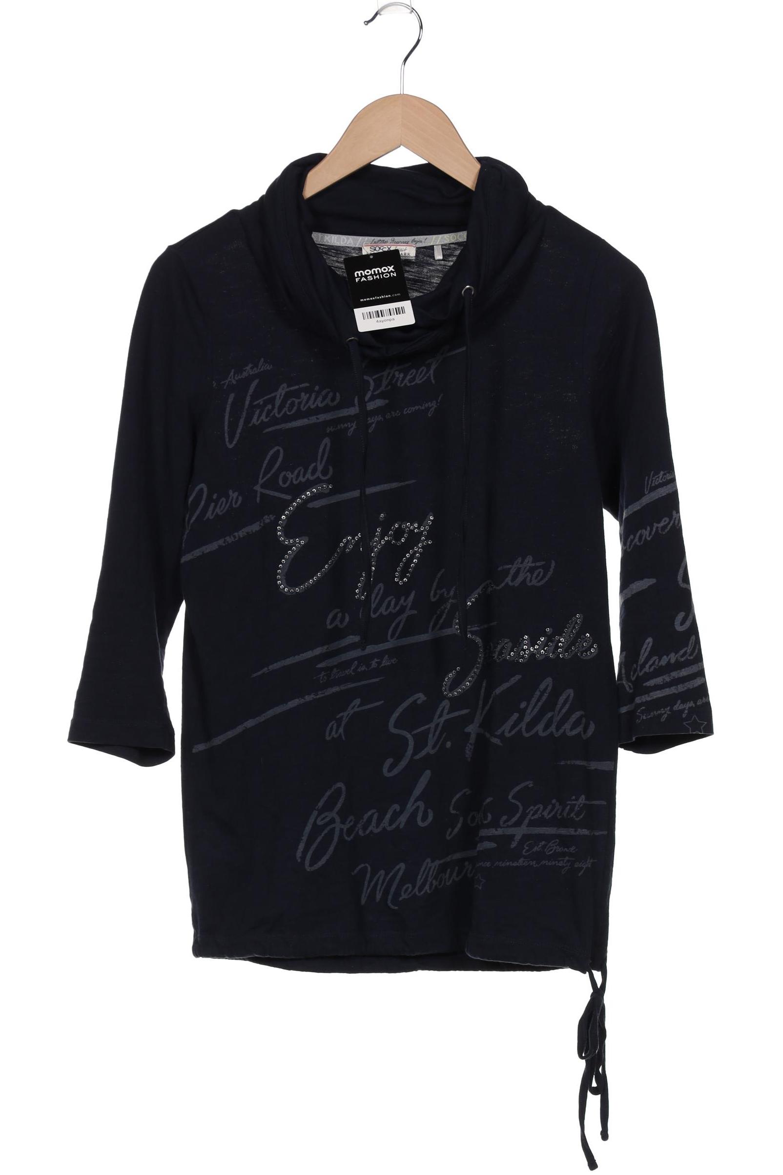 

Soccx Damen Langarmshirt, marineblau, Gr. 36