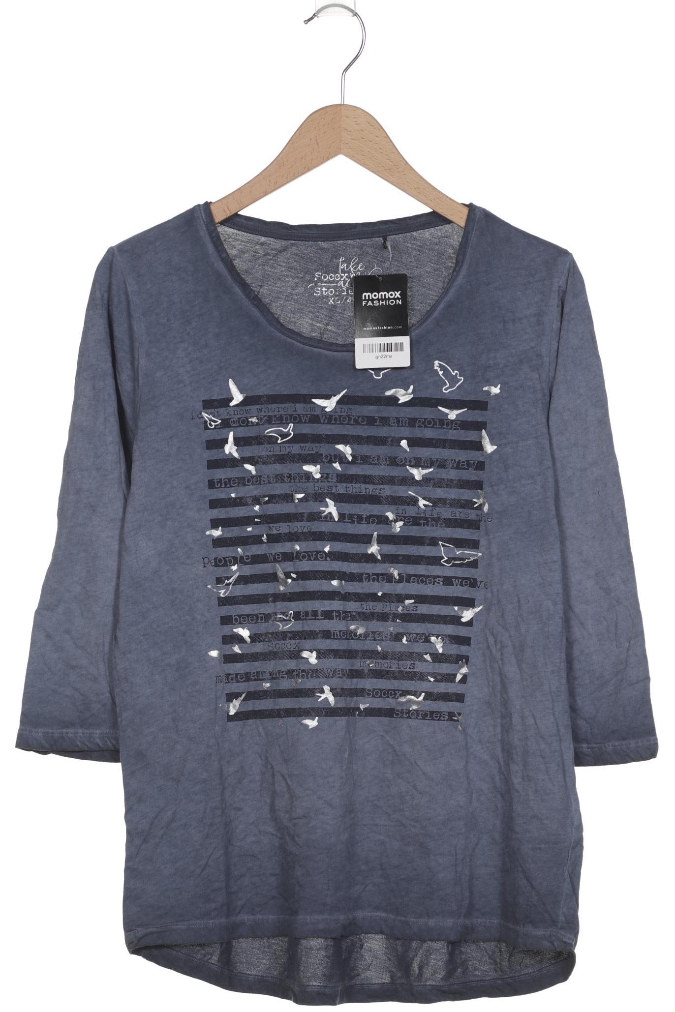 

Soccx Damen Langarmshirt, marineblau, Gr. 42