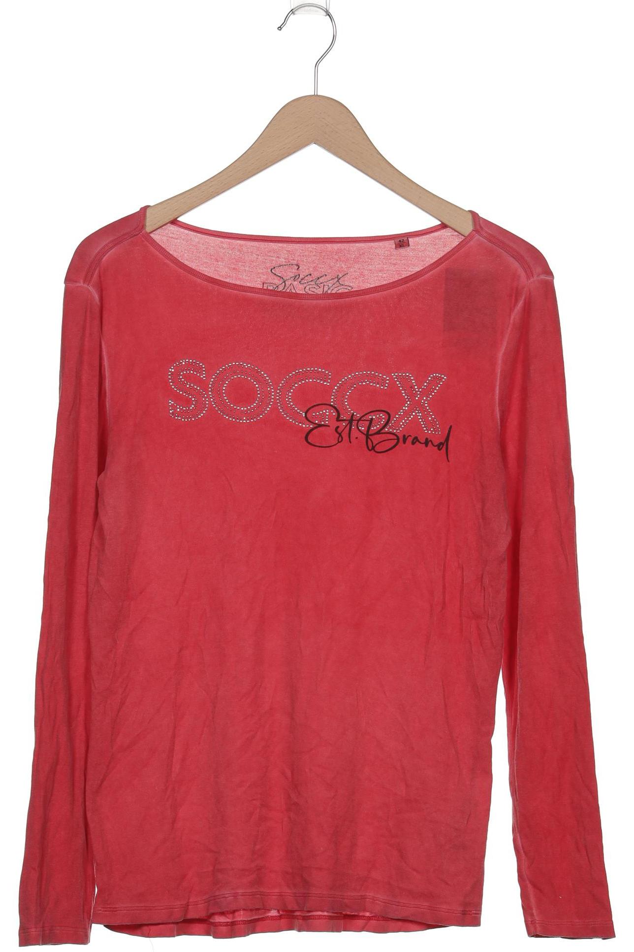 

Soccx Damen Langarmshirt, rot, Gr. 42