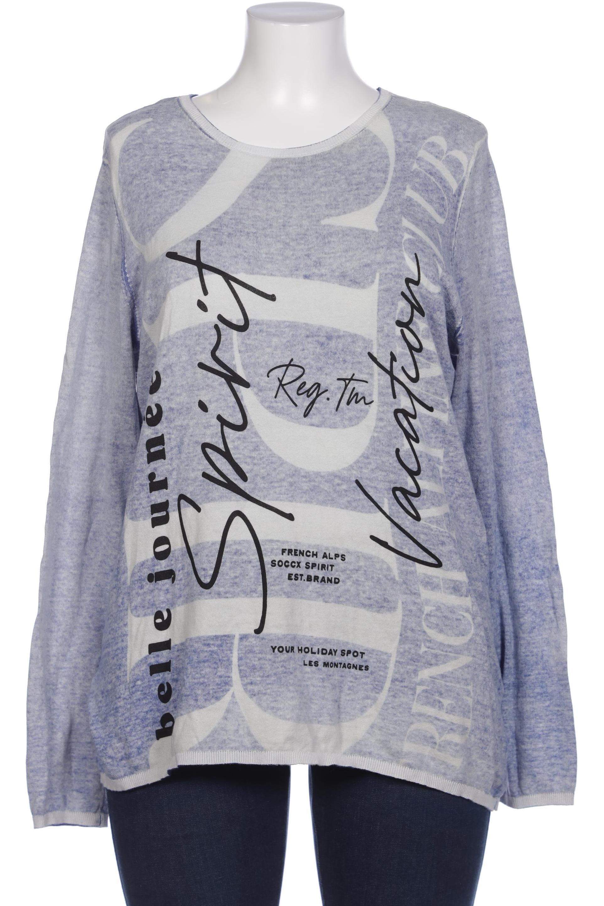 

Soccx Damen Langarmshirt, blau, Gr. 42