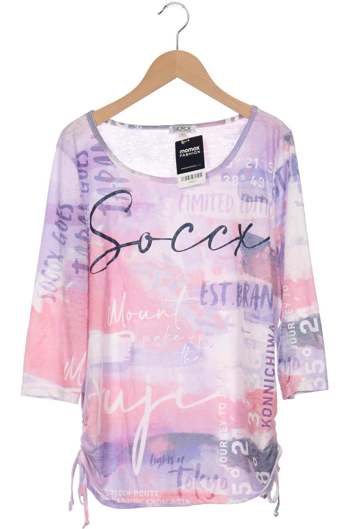 

Soccx Damen Langarmshirt, flieder, Gr. 40