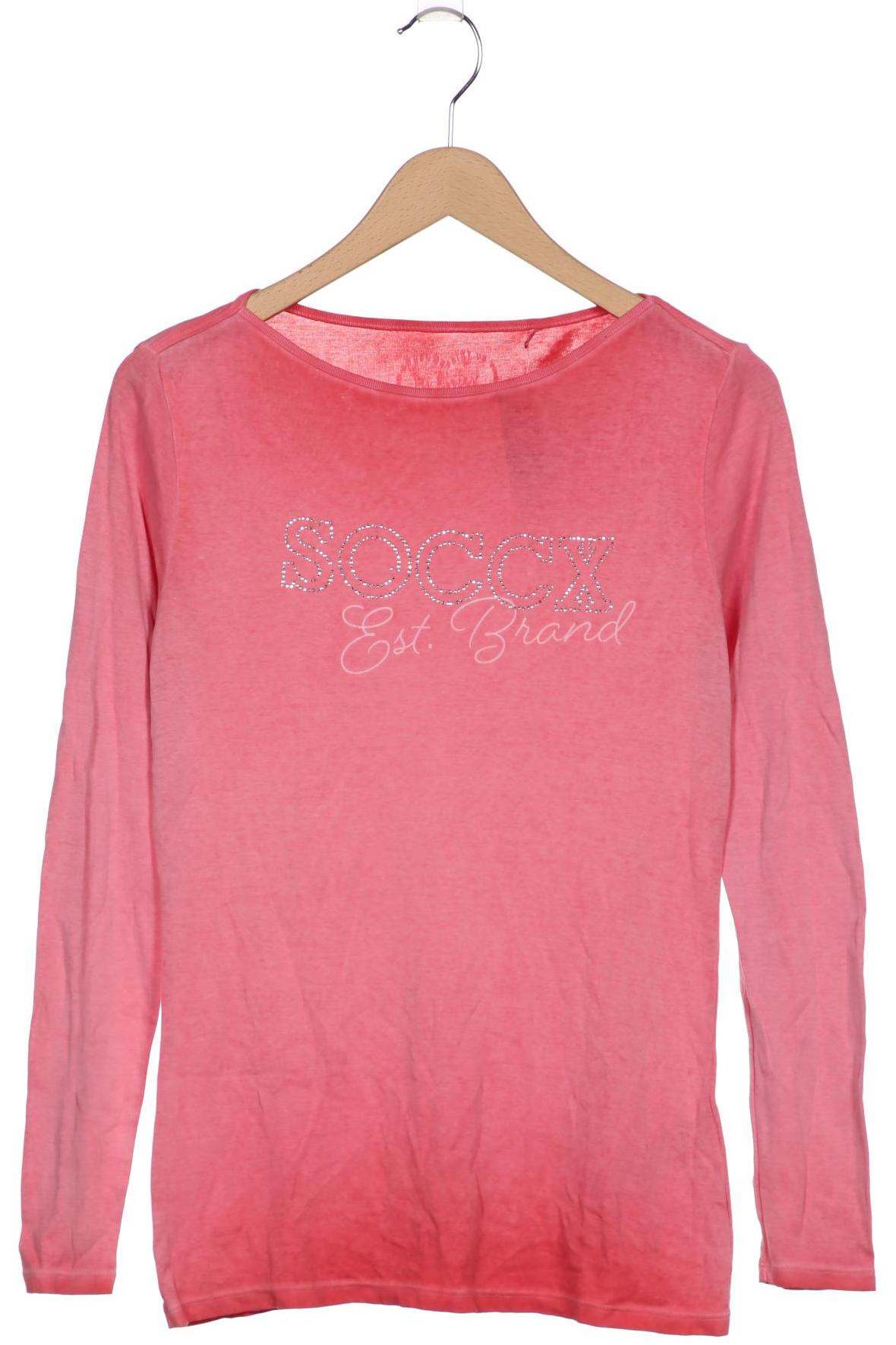 

SOCCX Damen Langarmshirt, pink