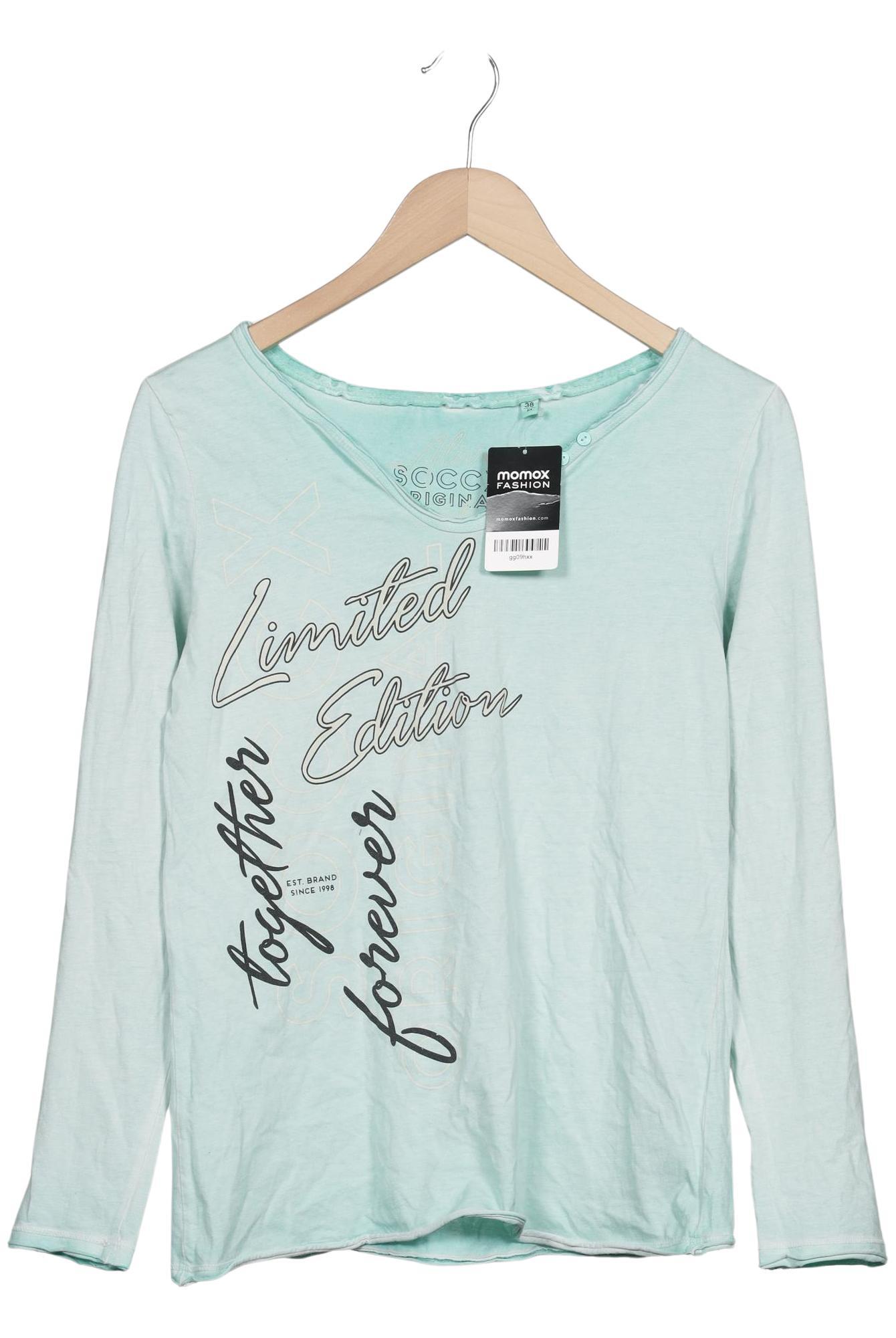 

Soccx Damen Langarmshirt, hellblau, Gr. 38