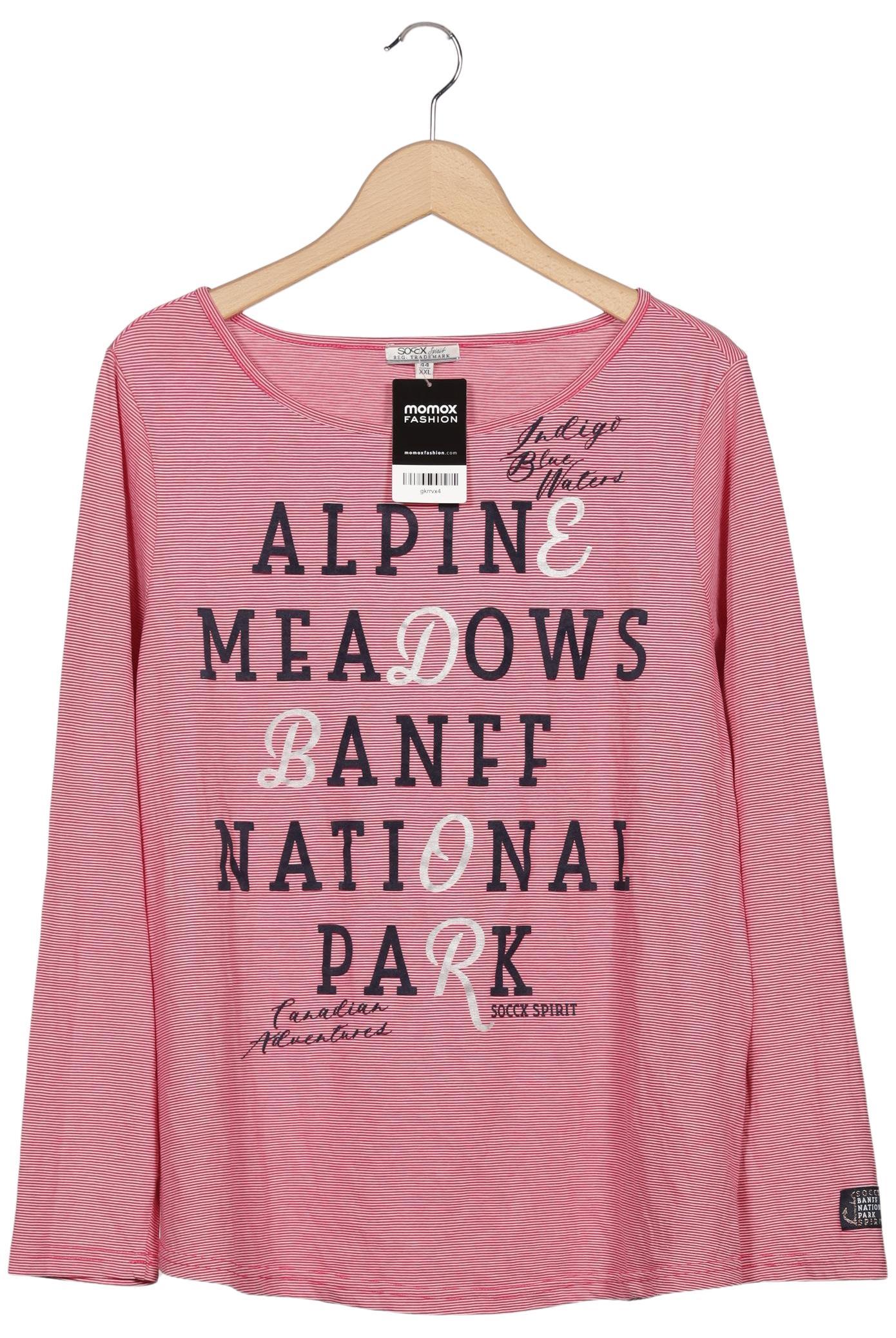 

Soccx Damen Langarmshirt, pink, Gr. 44