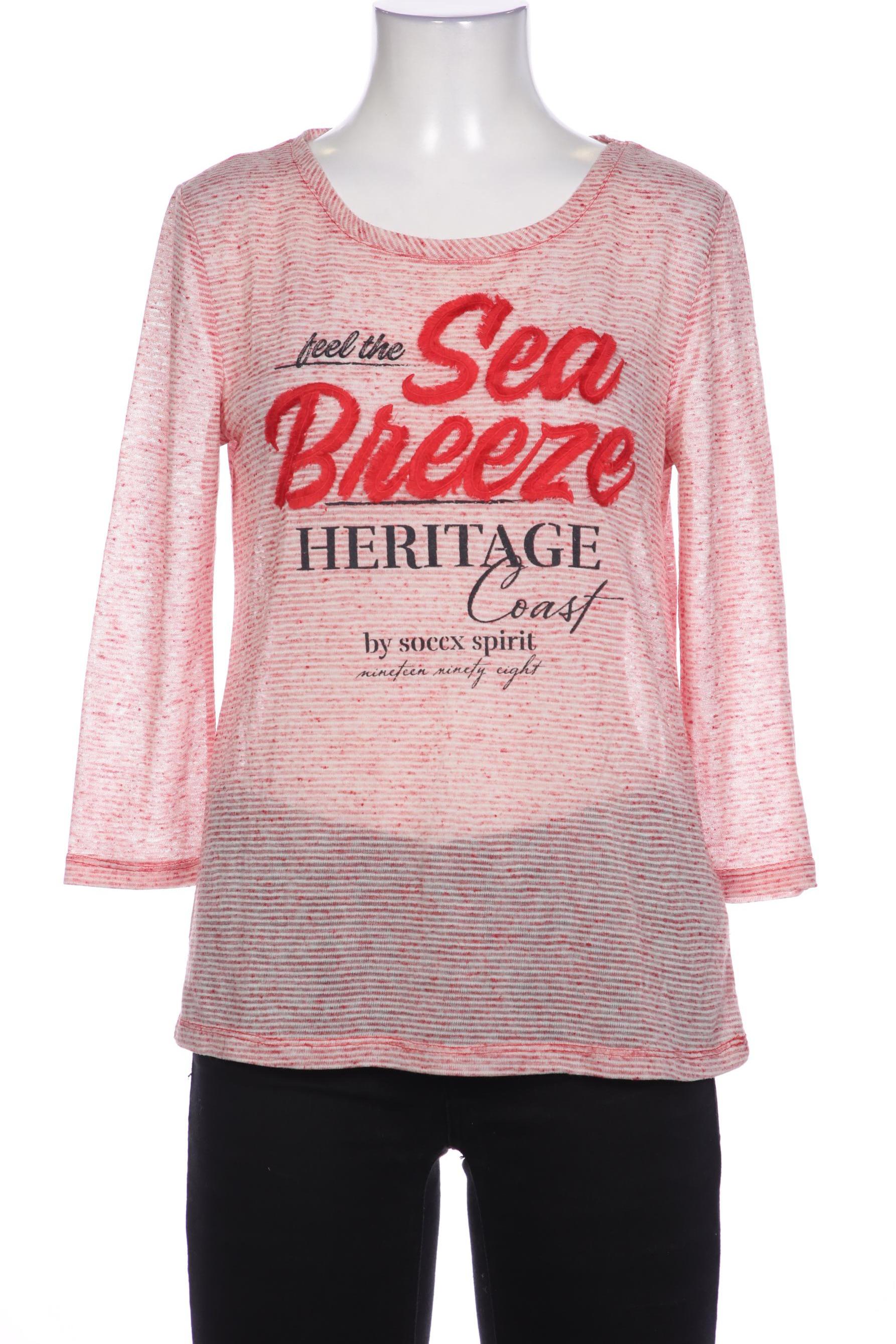 

Soccx Damen Langarmshirt, rot, Gr. 38