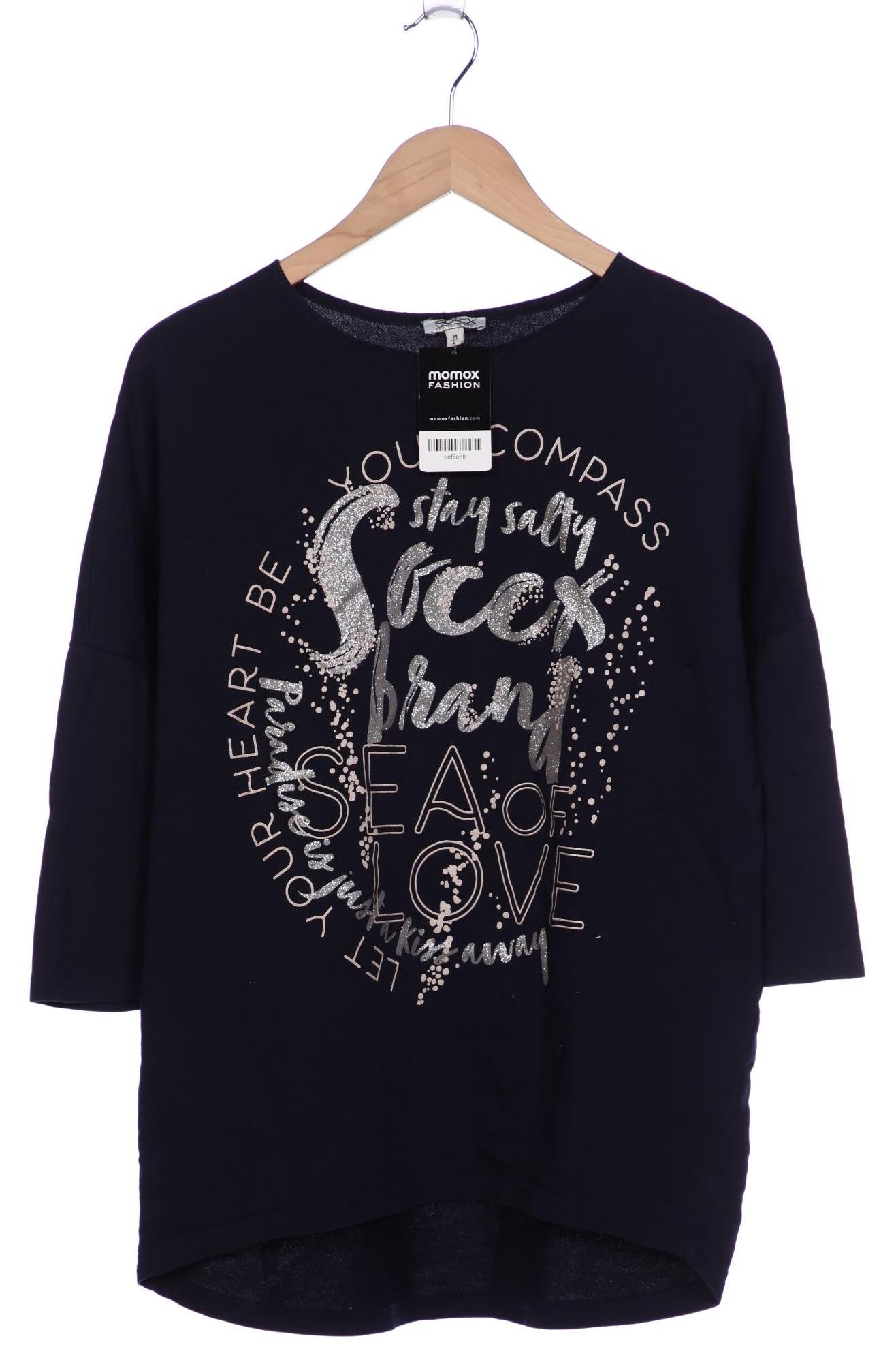 

Soccx Damen Langarmshirt, marineblau, Gr. 38