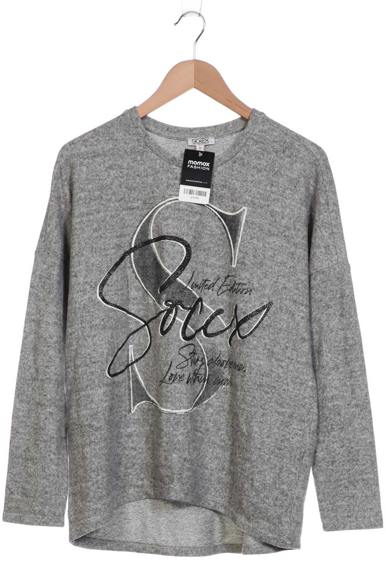 

Soccx Damen Langarmshirt, grau, Gr. 38