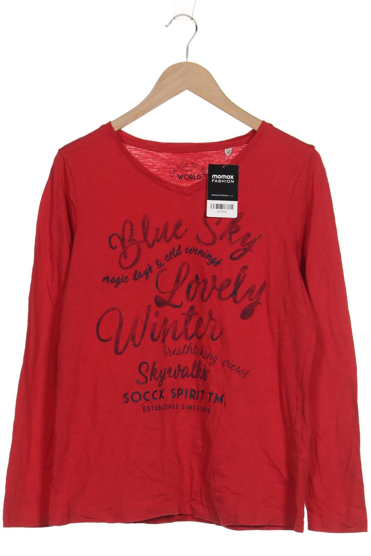 

Soccx Damen Langarmshirt, rot, Gr. 42