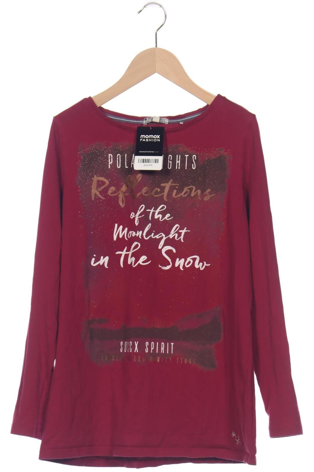 

Soccx Damen Langarmshirt, bordeaux, Gr. 40