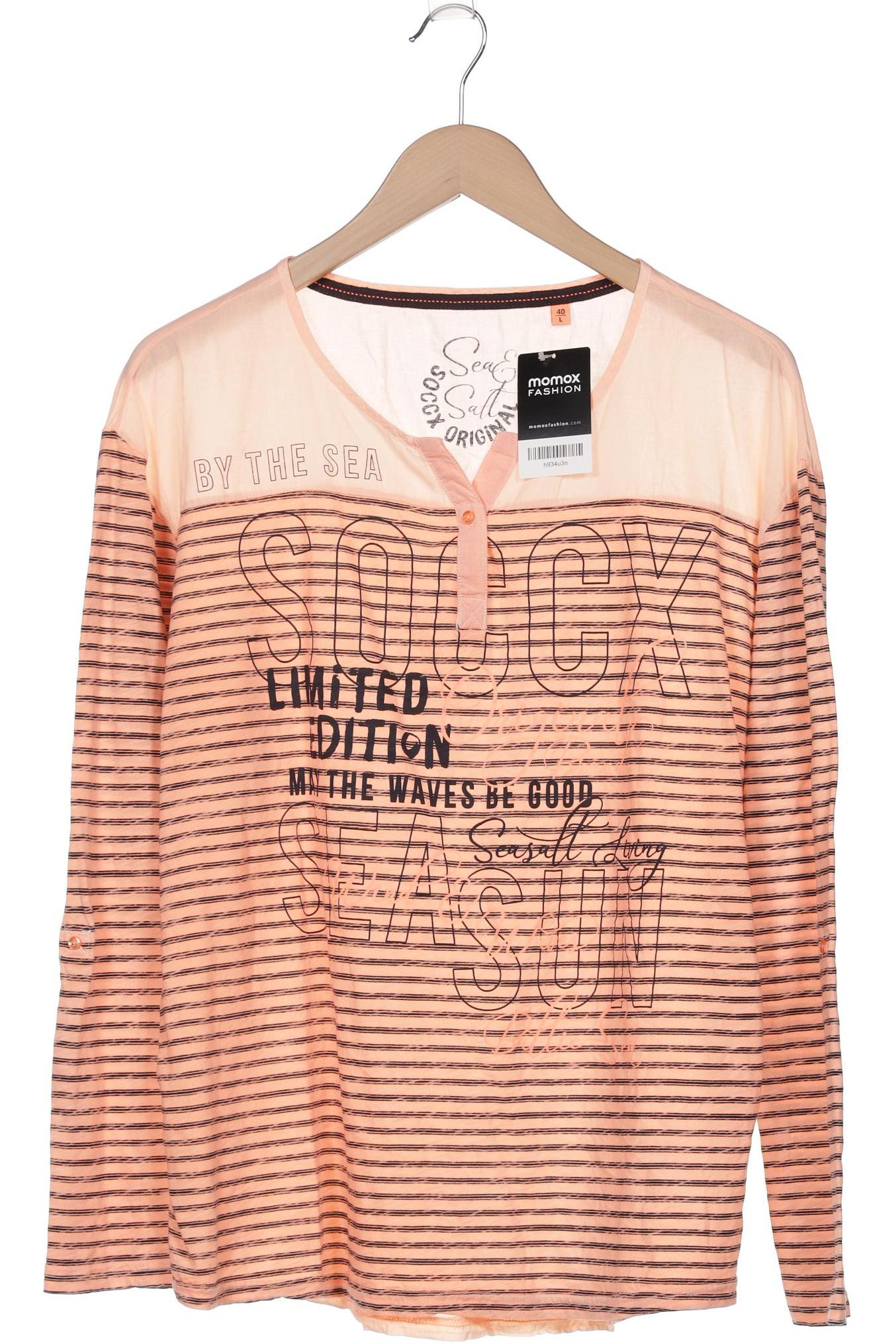 

Soccx Damen Langarmshirt, orange, Gr. 40