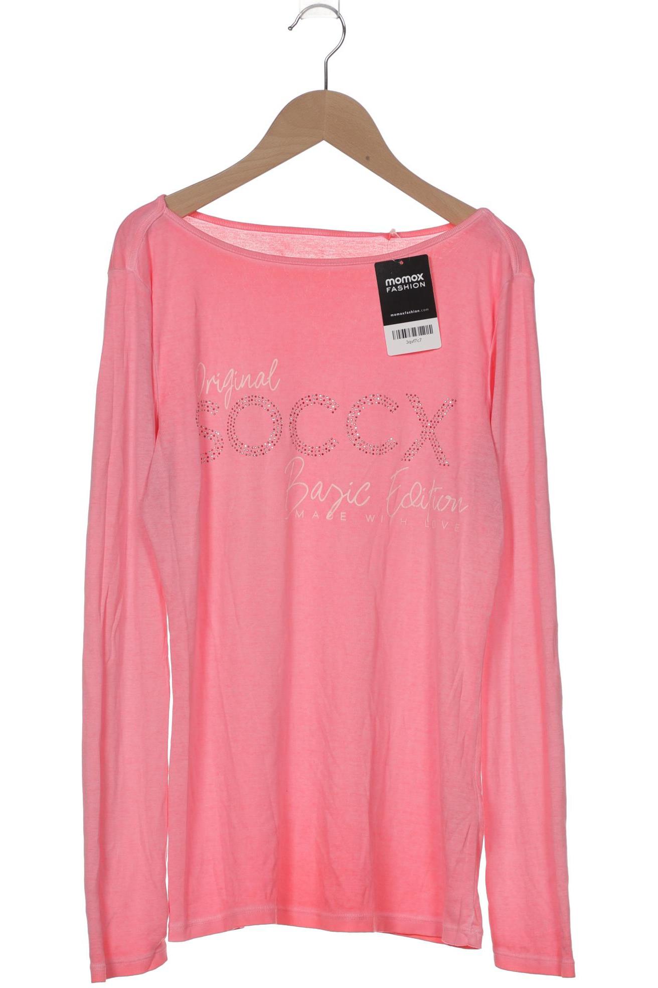 

Soccx Damen Langarmshirt, pink, Gr. 40