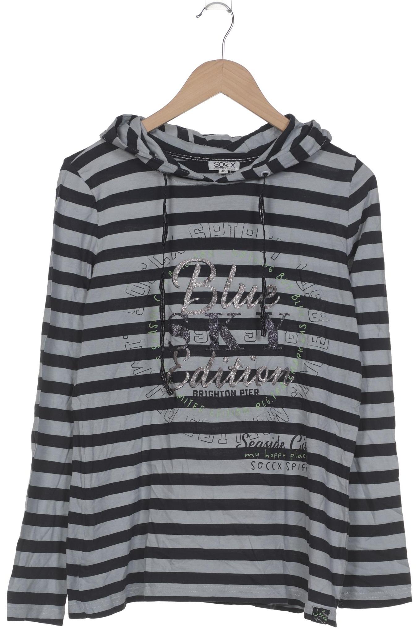 

Soccx Damen Langarmshirt, marineblau, Gr. 40