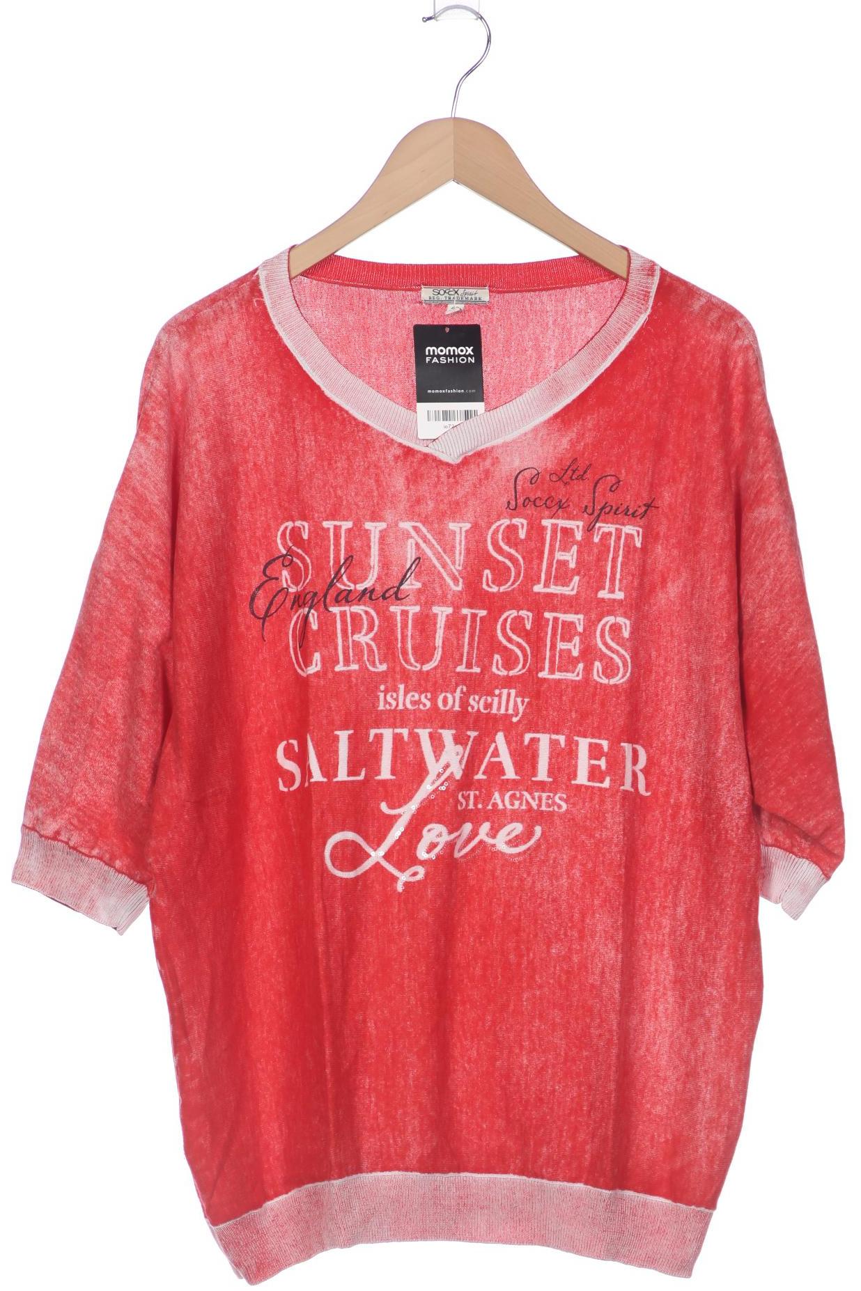 

Soccx Damen Langarmshirt, rot, Gr. 42