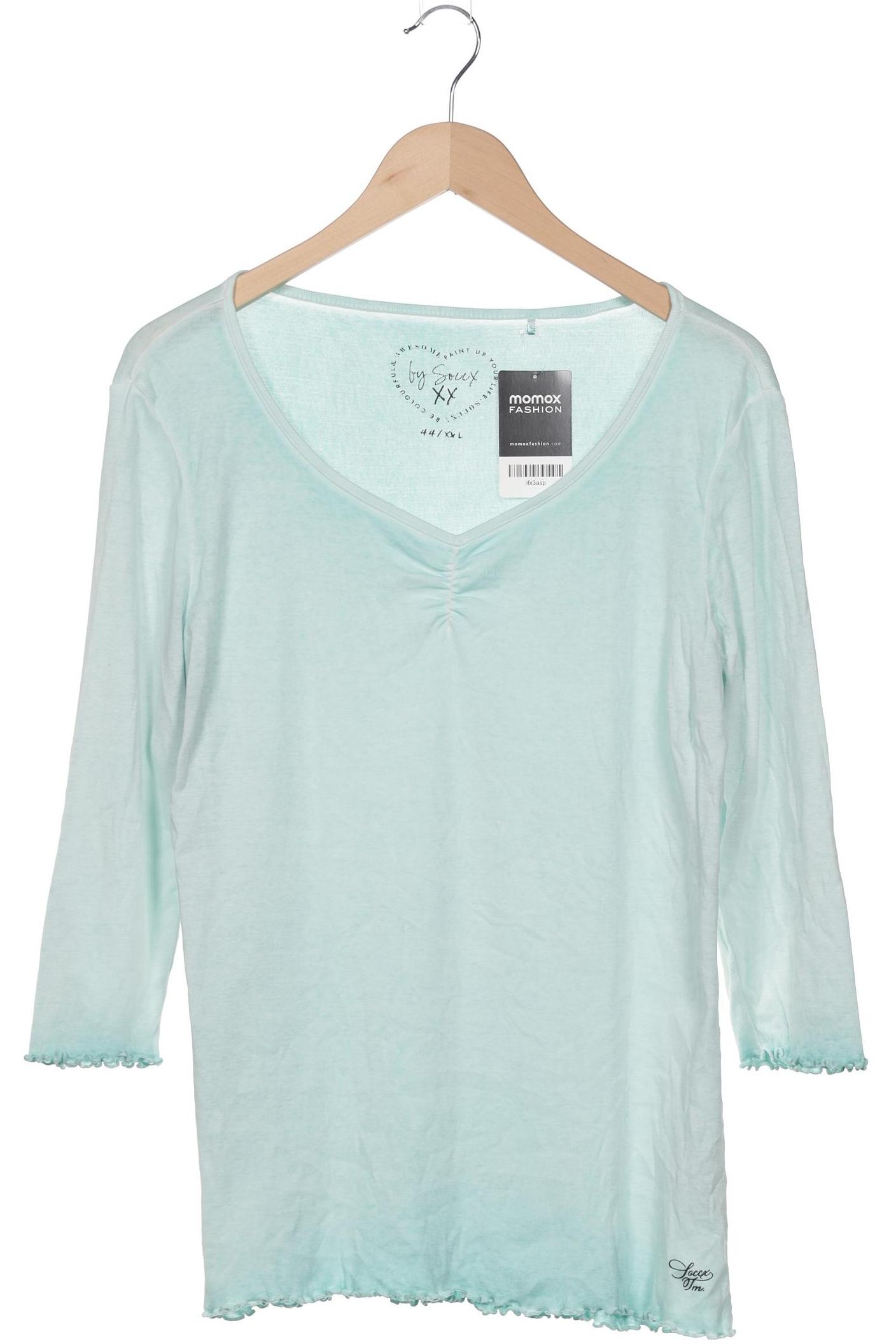 

Soccx Damen Langarmshirt, türkis, Gr. 44