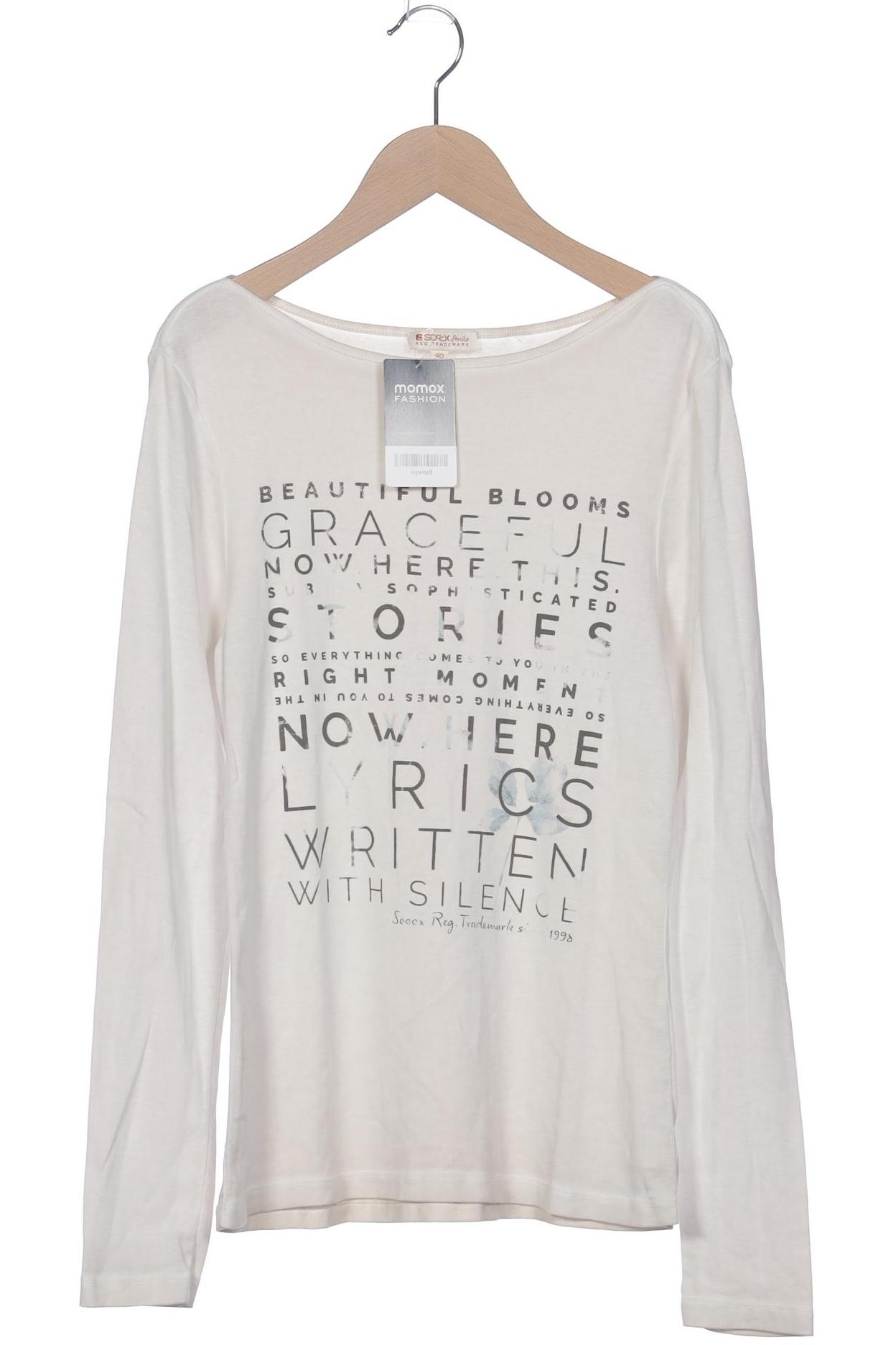 

Soccx Damen Langarmshirt, beige, Gr. 40