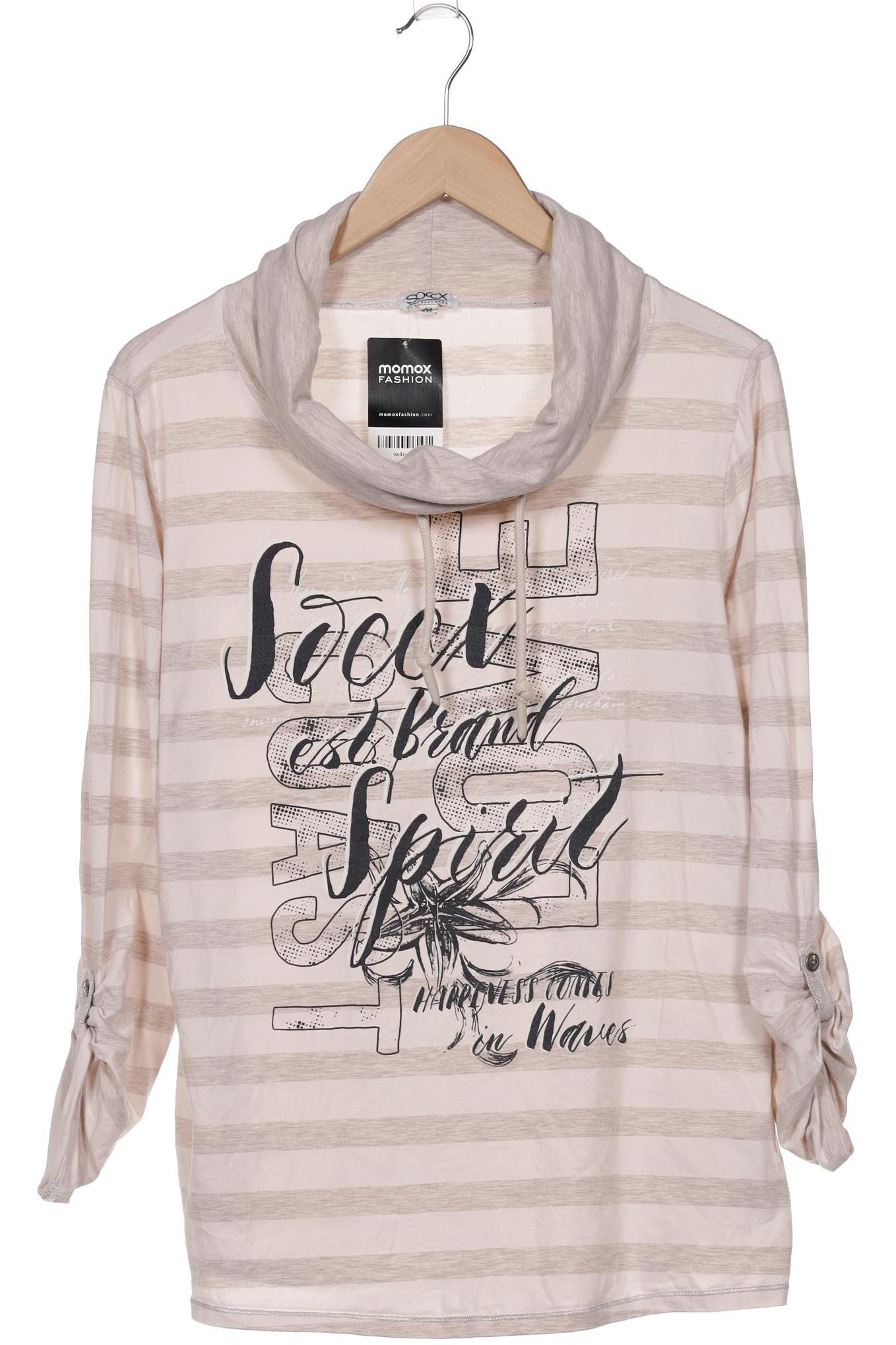 

Soccx Damen Langarmshirt, beige, Gr. 44