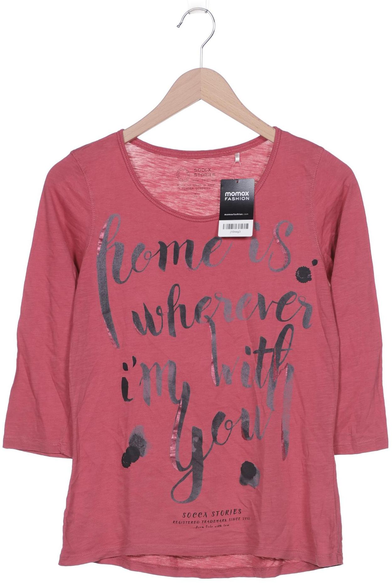 

SOCCX Damen Langarmshirt, pink