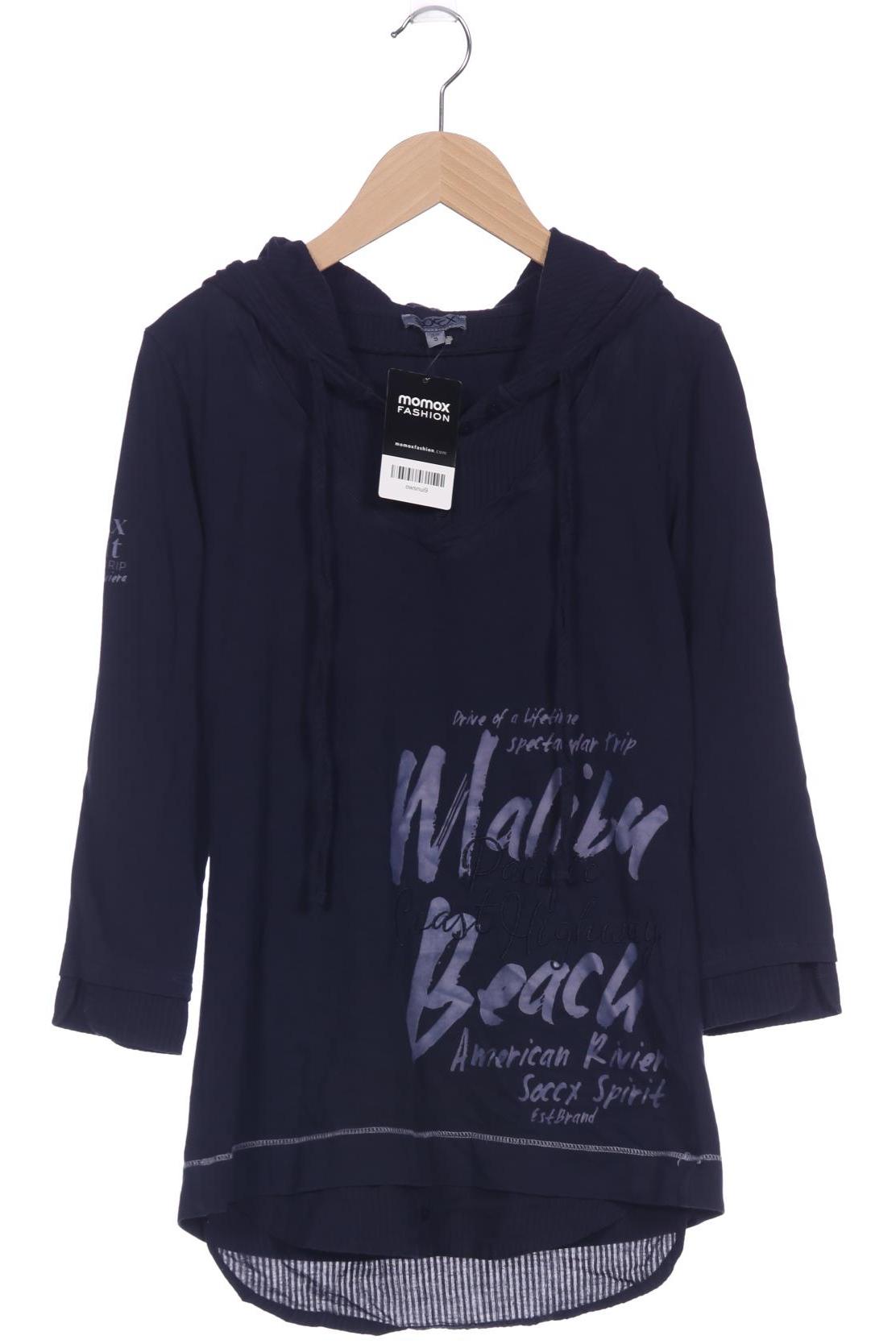 

Soccx Damen Langarmshirt, marineblau, Gr. 36