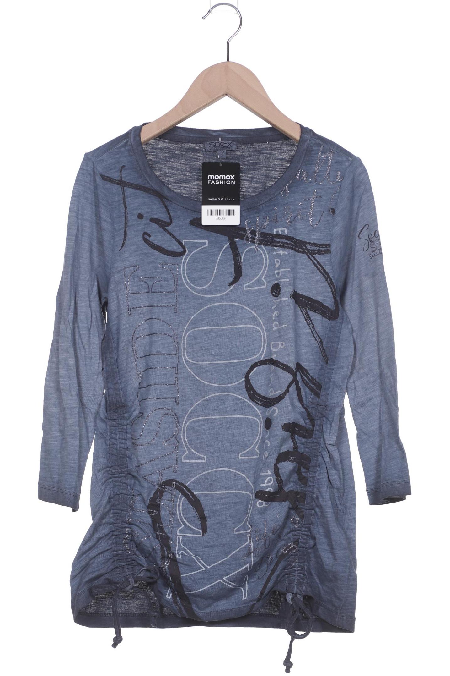 

Soccx Damen Langarmshirt, marineblau, Gr. 36