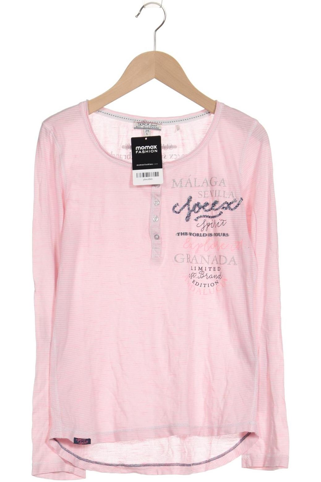 

Soccx Damen Langarmshirt, pink, Gr. 36