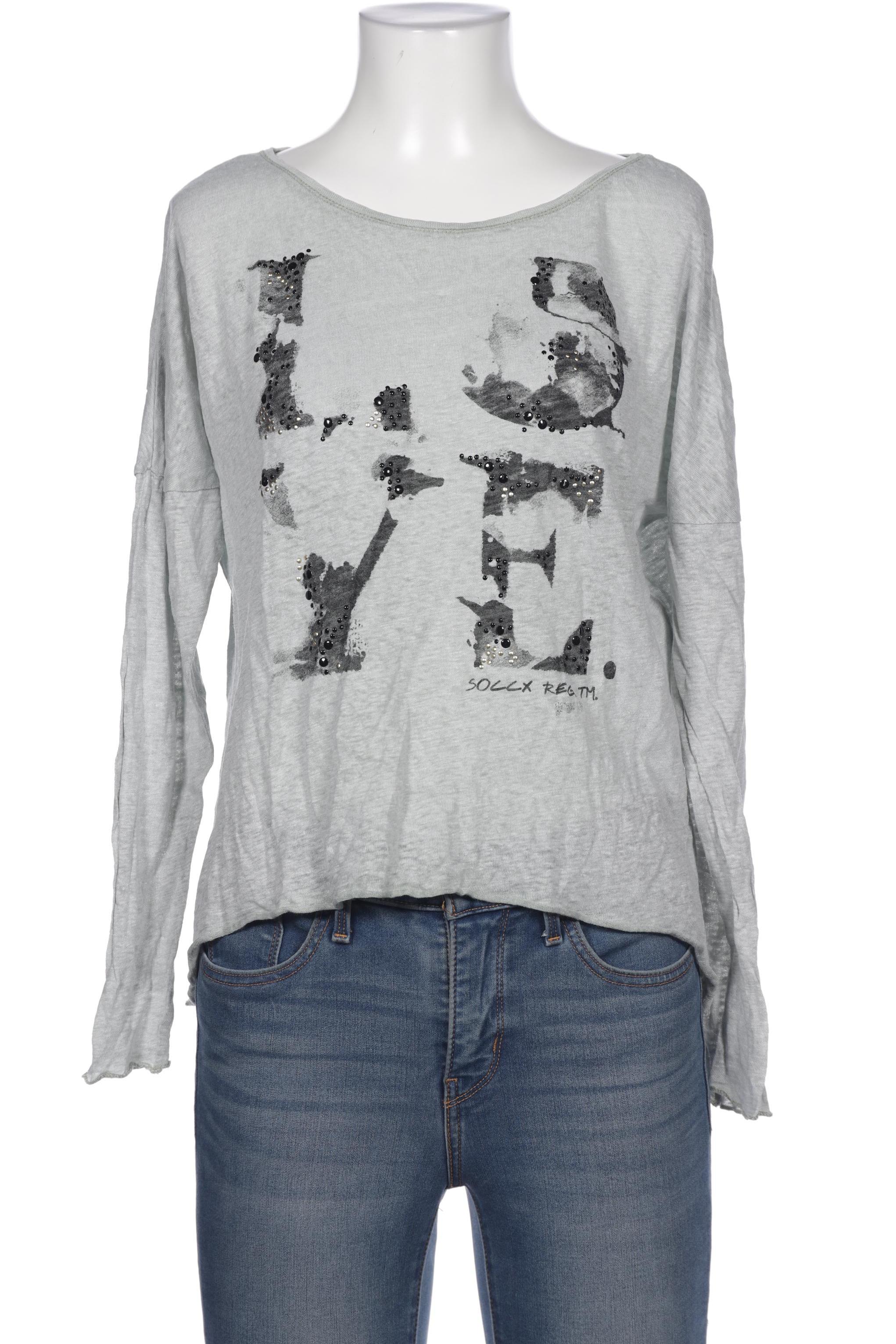

SOCCX Damen Langarmshirt, hellgrün