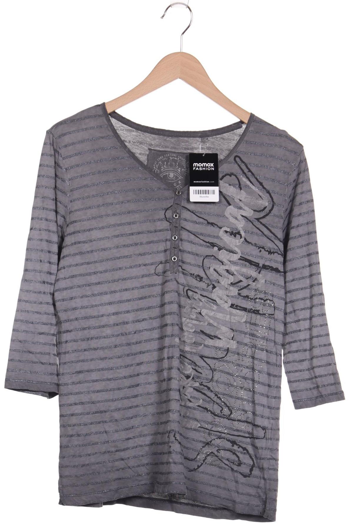 

Soccx Damen Langarmshirt, grau, Gr. 40