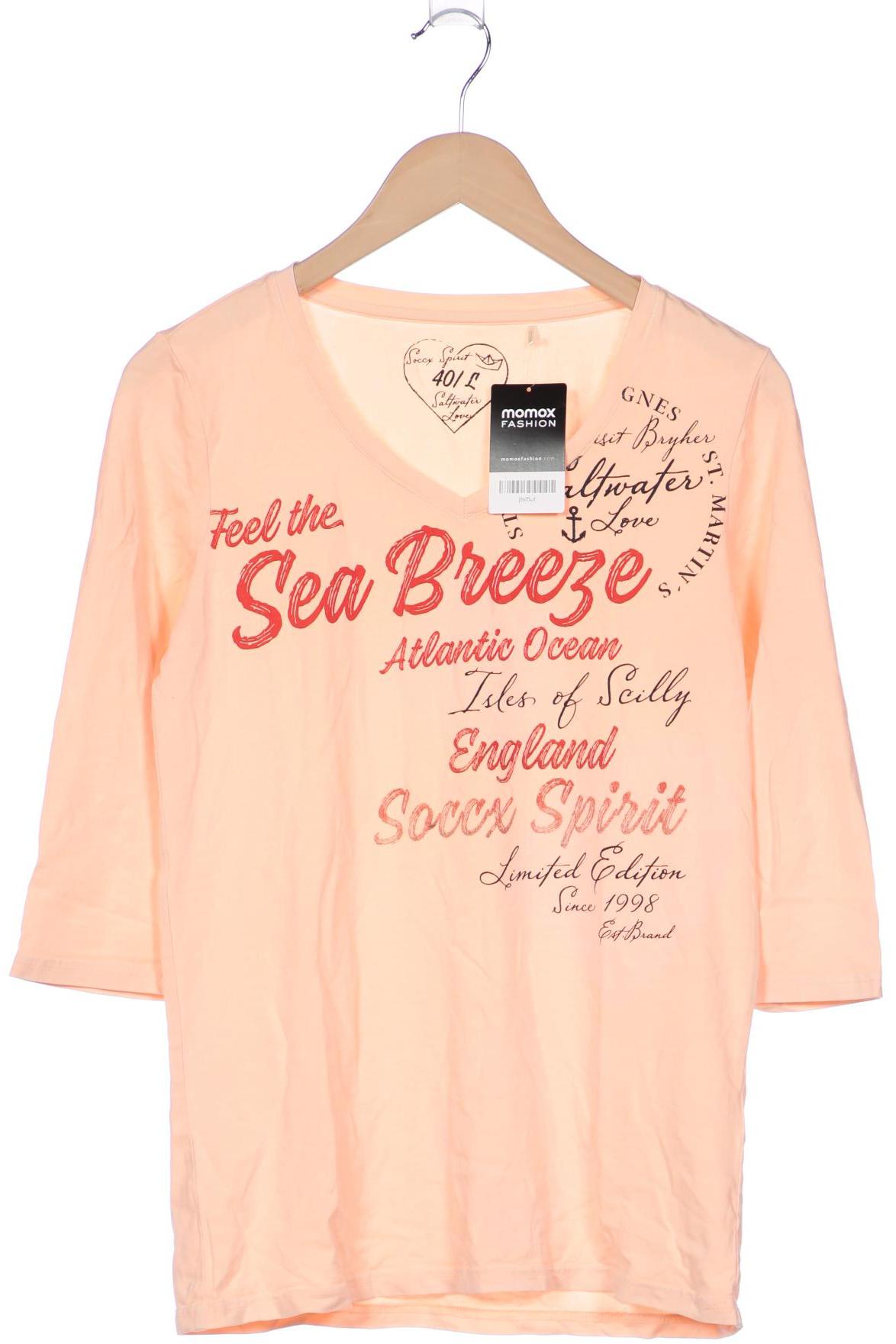 

SOCCX Damen Langarmshirt, orange