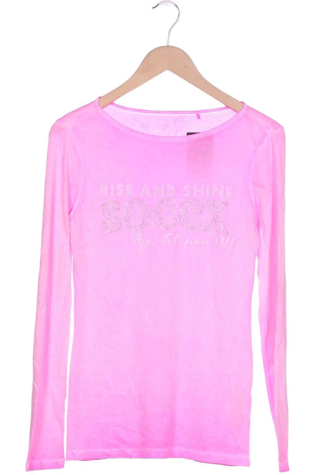 

Soccx Damen Langarmshirt, pink, Gr. 38